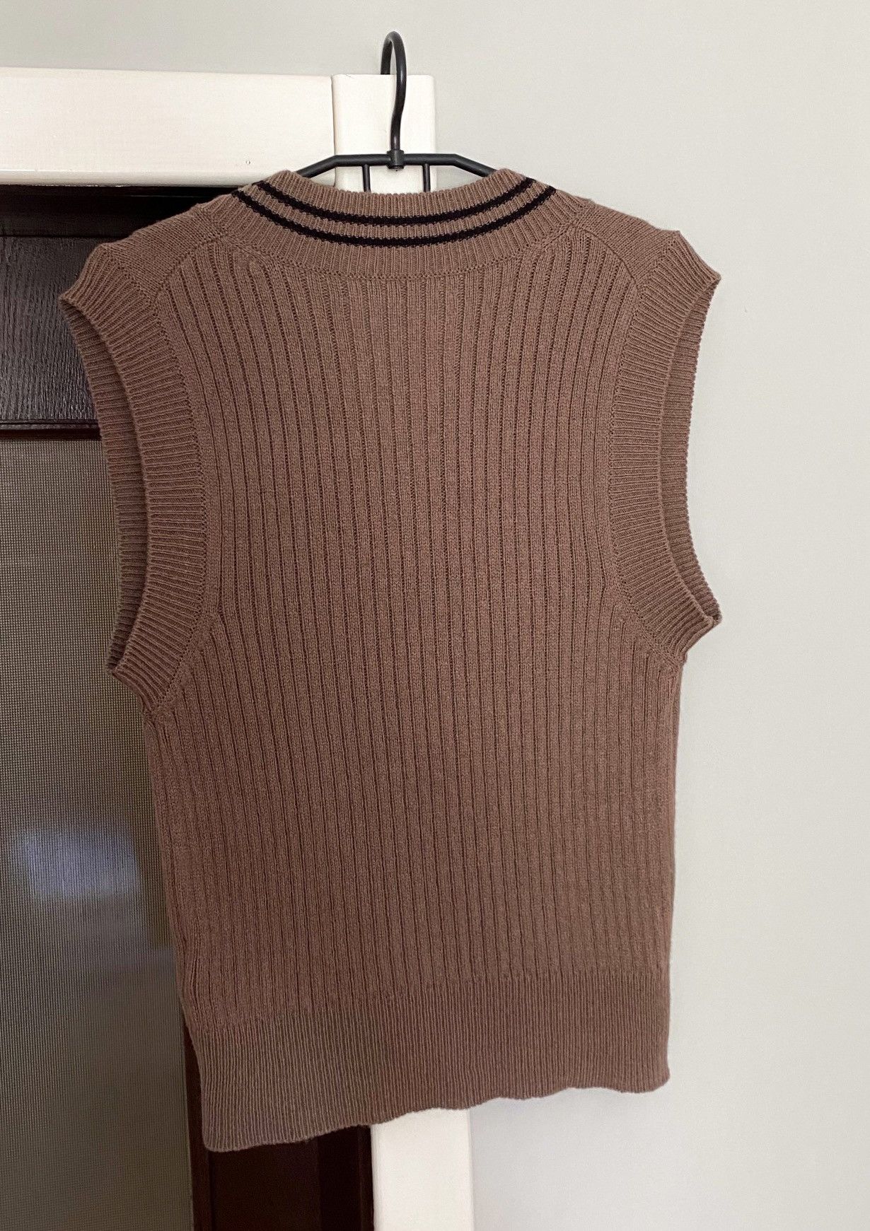 Margaret Howell MHL Margaret Howell Brown Knitted Wool Vest Size XS / US 0-2 / IT 36-38 - 12 Thumbnail