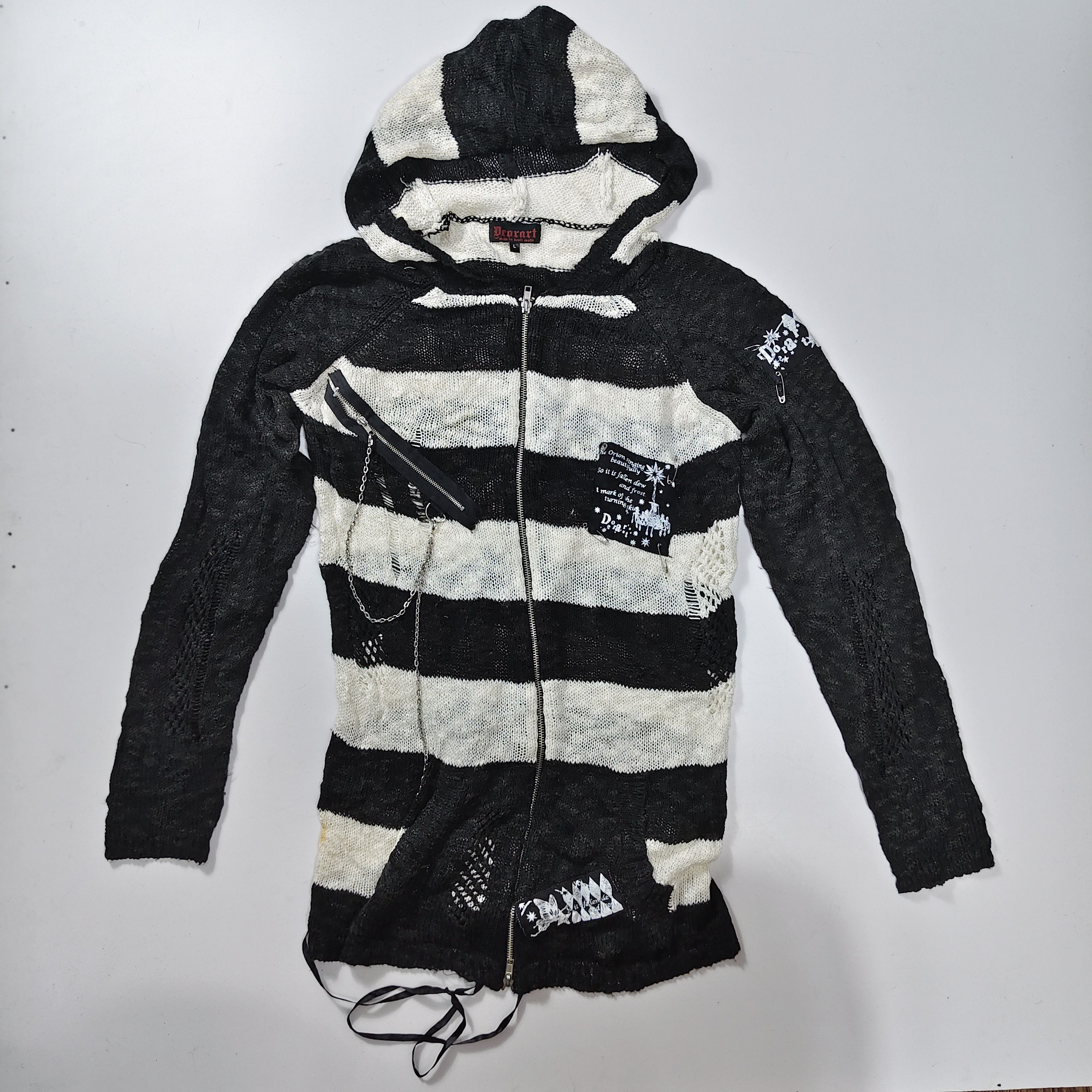 semanticdesign semantic design — Coated Denim Funnel-Neck Zip