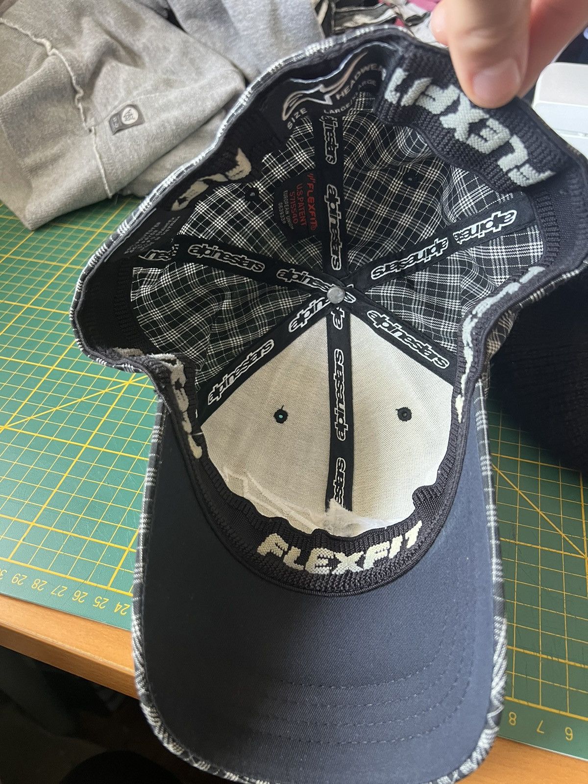Alpinestars Rare vintage Alpinestars plaid hat Size ONE SIZE - 5 Thumbnail