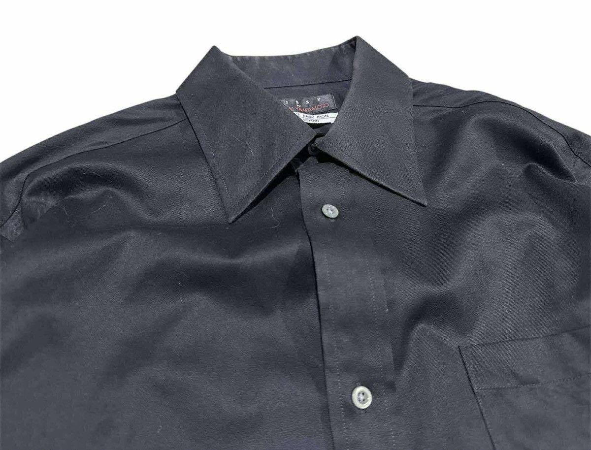 Japanese Brand 🔥Vintage Sissy By Kansai Yamamoto Black Sheer Shirt Size US L / EU 52-54 / 3 - 6 Thumbnail