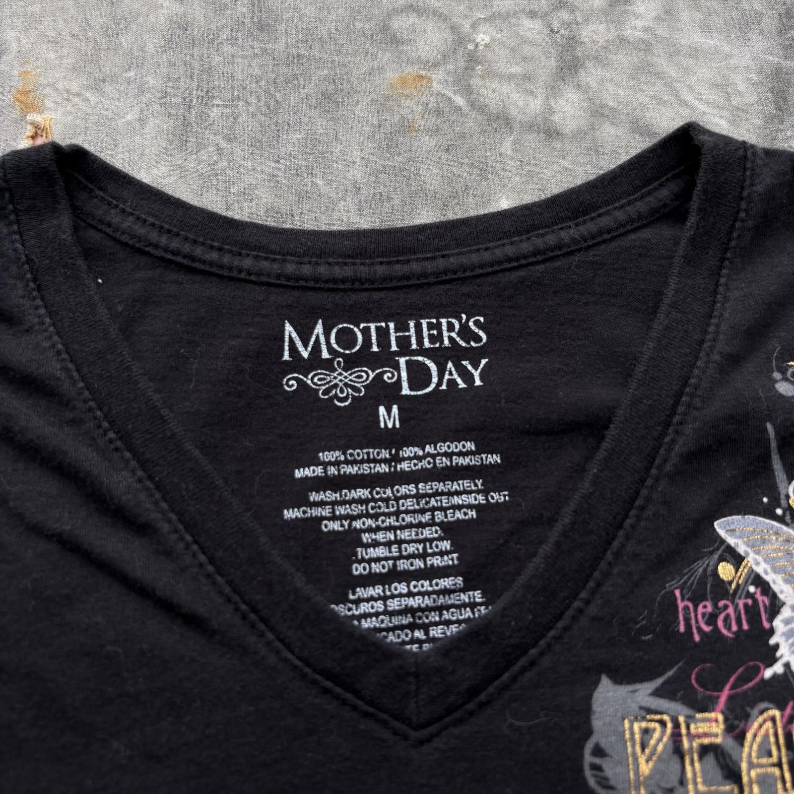 Vintage Vintage Y2K Affliction Mother’s Day Butterfly Grunge Shirt Size M / US 6-8 / IT 42-44 - 2 Thumbnail