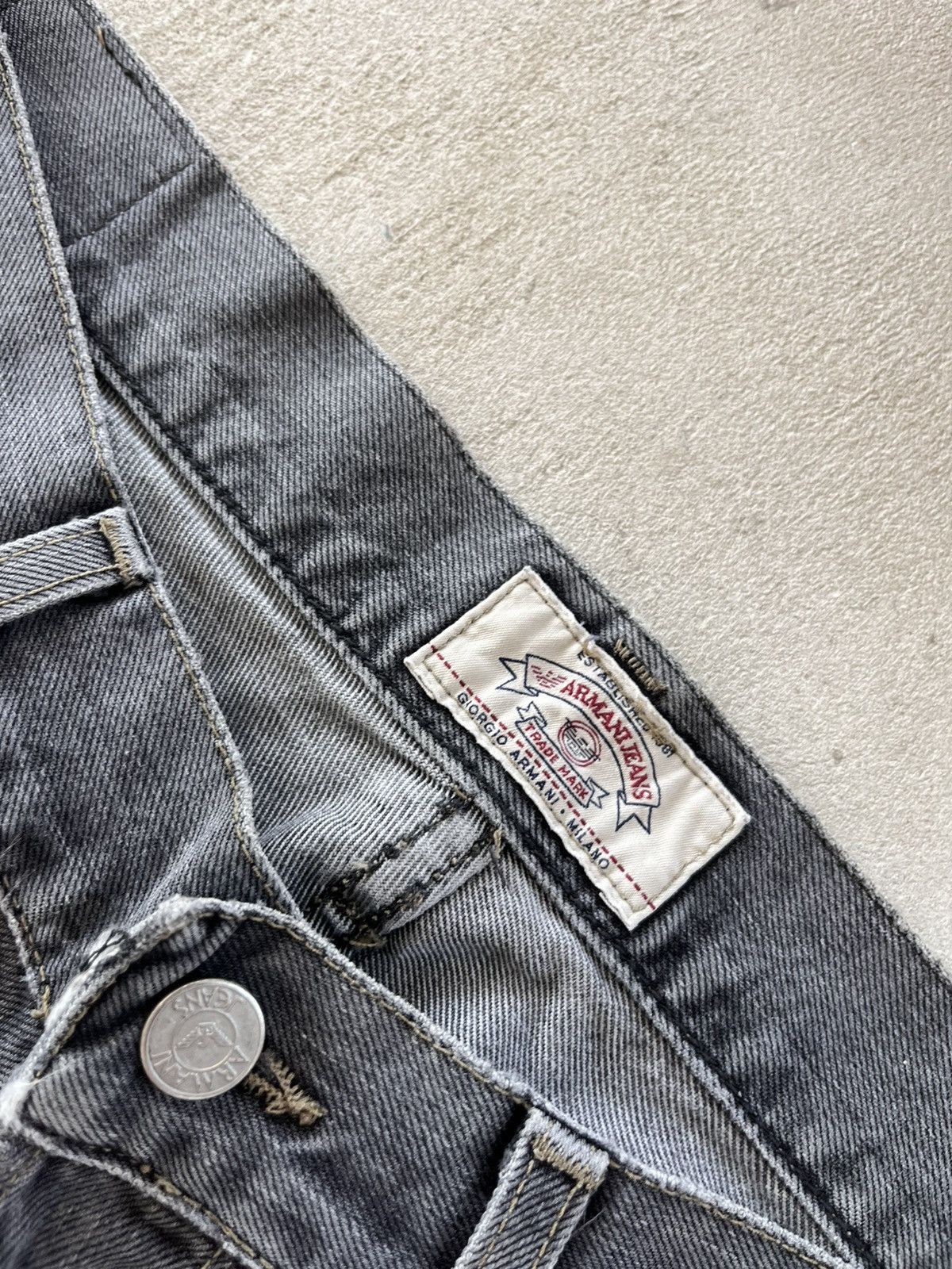 Armani Vintage Armani Jeans Distressed Y2K Italian Denim luxury sk8 Size US 34 / EU 50 - 22 Thumbnail
