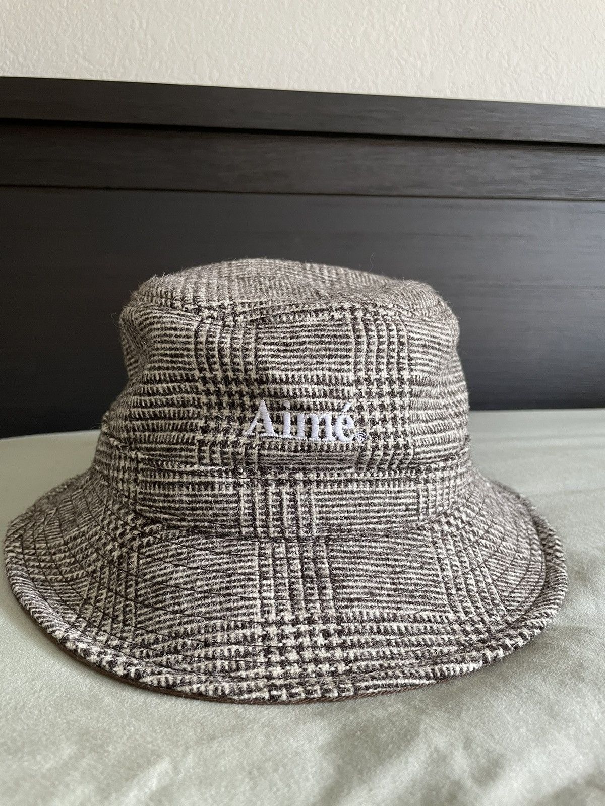 image of Aime Leon Dore Fw21 Wool Heritage Bucket Hat in Grey, Men's