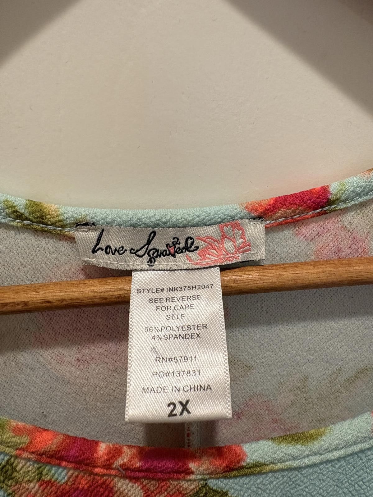 Other Love Squared Floral Sleeveless Dress - 2X Size XXL / US 16-18 / IT 52-54 - 2 Thumbnail