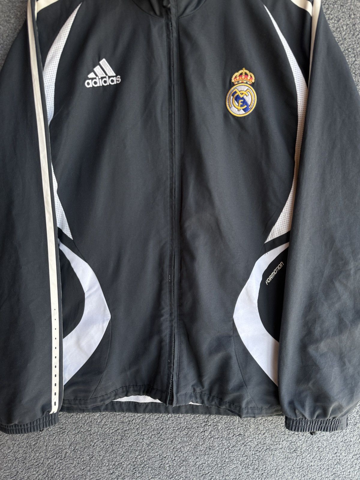 ウェア 2006-07 adidas Real Madrid track jacket 2006-07 Real Madrid adidas Track Jacket - 7/10 - (L)