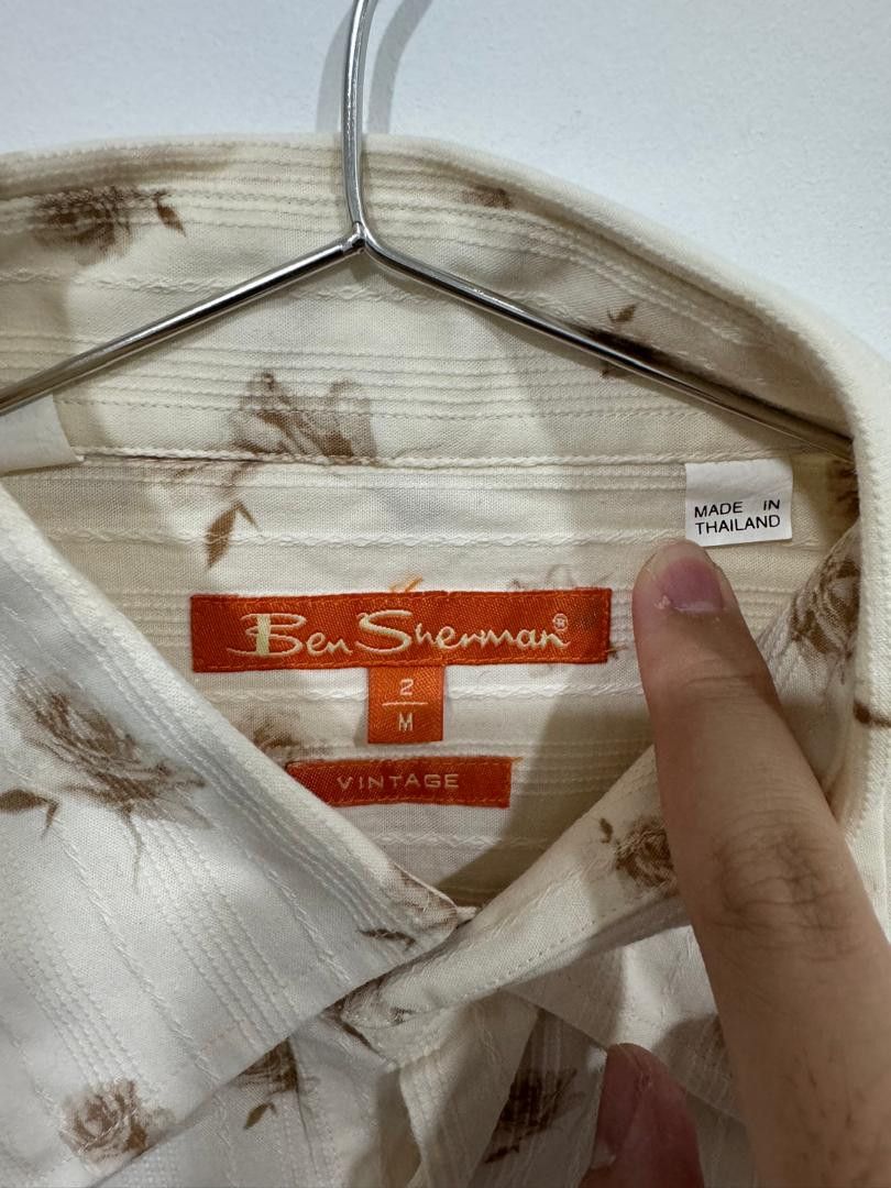 Ben Sherman Ben Sherman Floral Motif Shirt Size US M / EU 48-50 / 2 - 3 Thumbnail