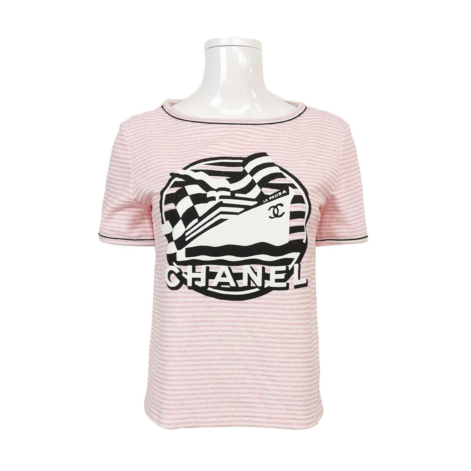 Chanel Chanel Women it_34 Short Sleeve Shirts Size XXS / US 00 / IT 34 - 1 Thumbnail