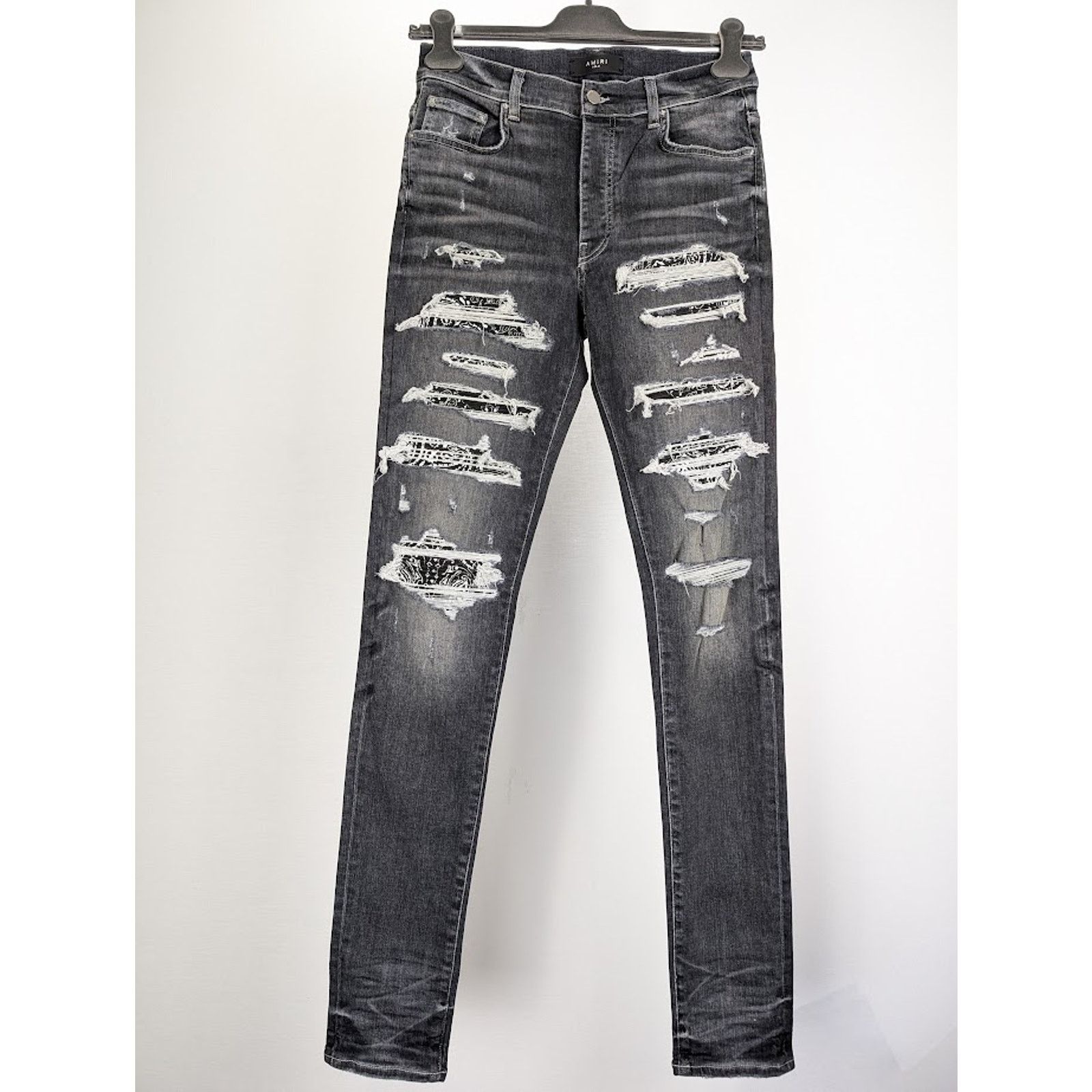 o1rshd1 Bandana Thrasher Jeans in Grey