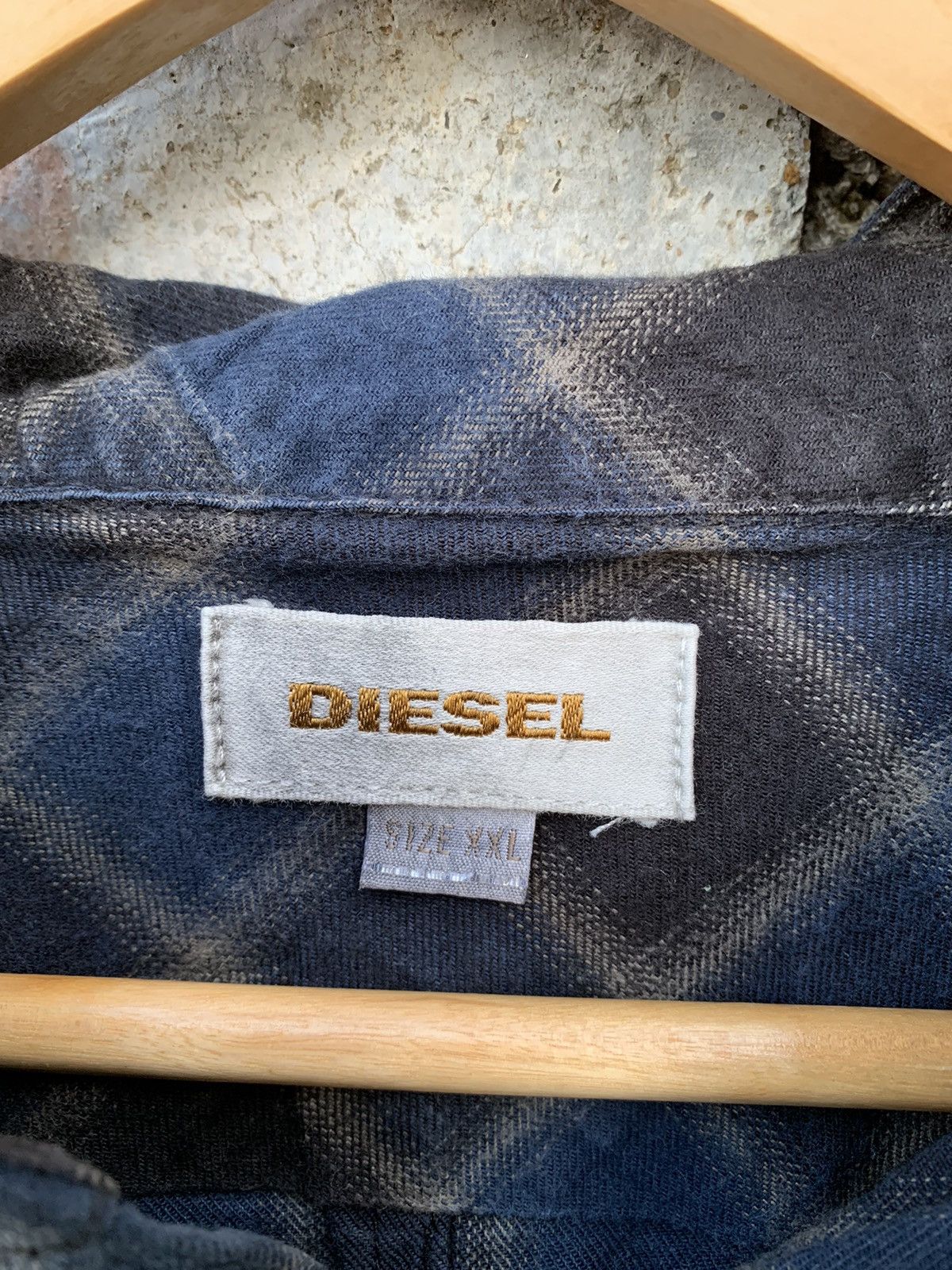 Diesel 🔥Steals🔥 Diesel Plaid Button Up With Hoodie Size US XL / EU 56 / 4 - 10 Thumbnail