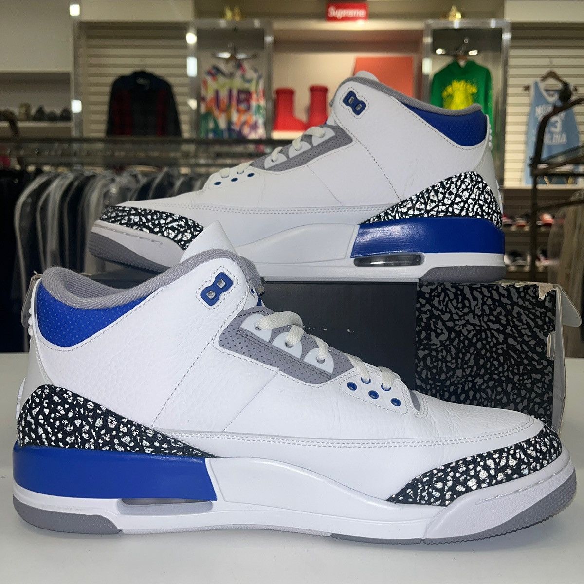 Jordan Brand Size 13 - Air Jordan 3 Retro Racer Blue - CT8532-145 Size US 13 / EU 46 - 2 Thumbnail