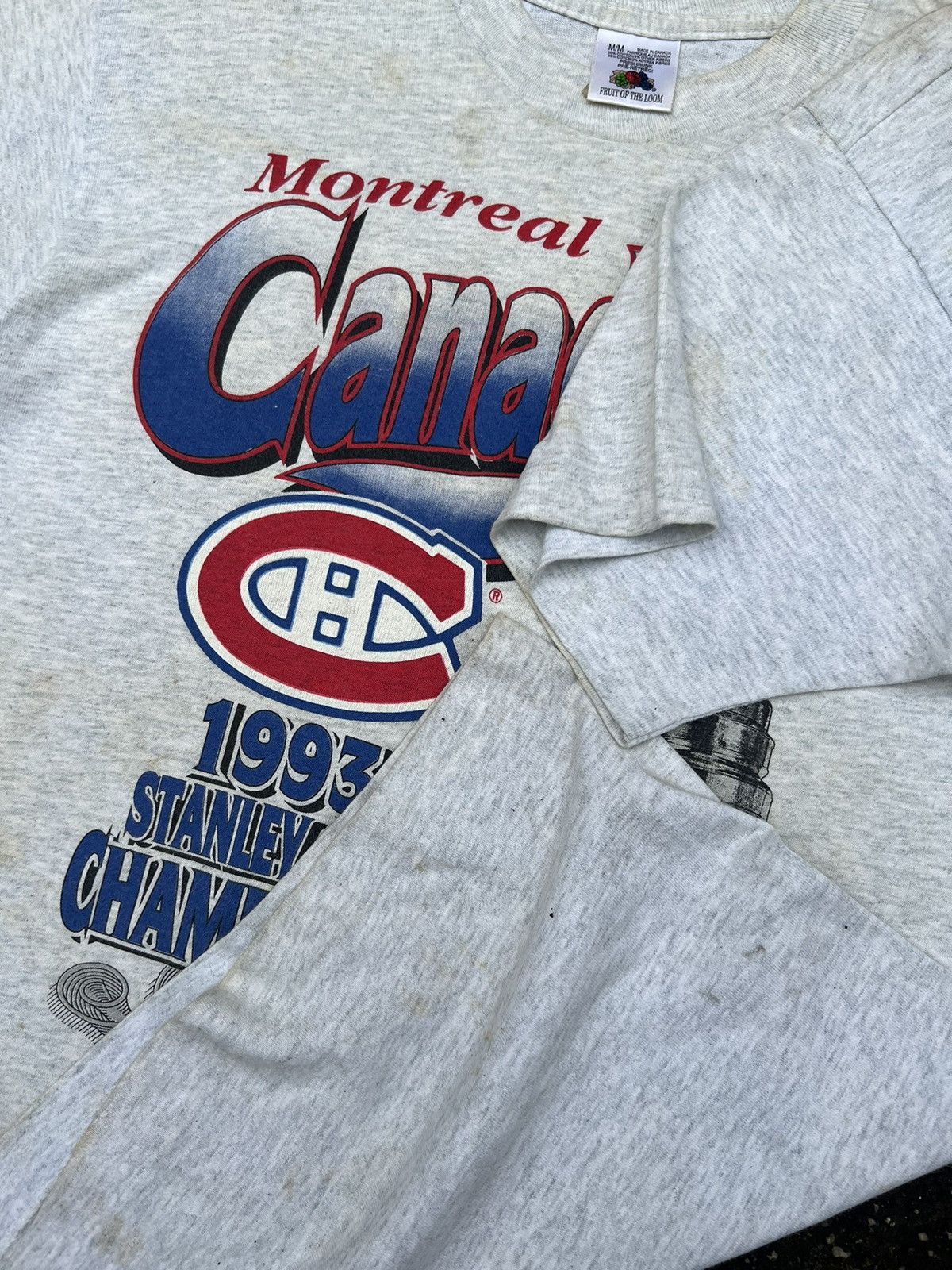NHL × Vintage Vintage 90s Montreal Canadiens 1993 Stanley Cup Champions Size US M / EU 48-50 / 2 - 5 Thumbnail