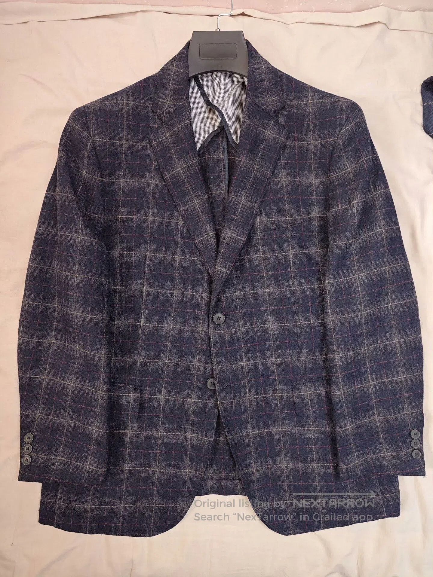 Carlo Palazzi Italian Carlo Barbera Wool Blazer. Size US L / EU 52-54 / 3 - 5 Thumbnail