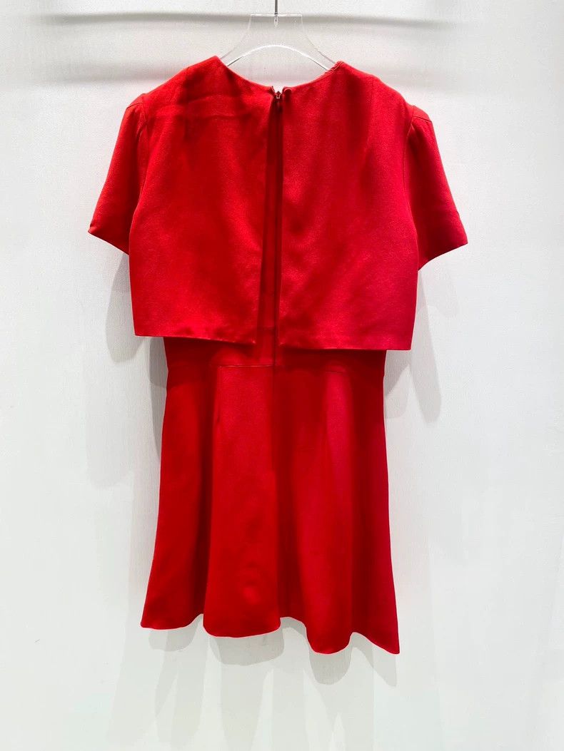 Alexander McQueen Alexander Mcqueen Red dress Size M / US 6-8 / IT 42-44 - 2 Thumbnail