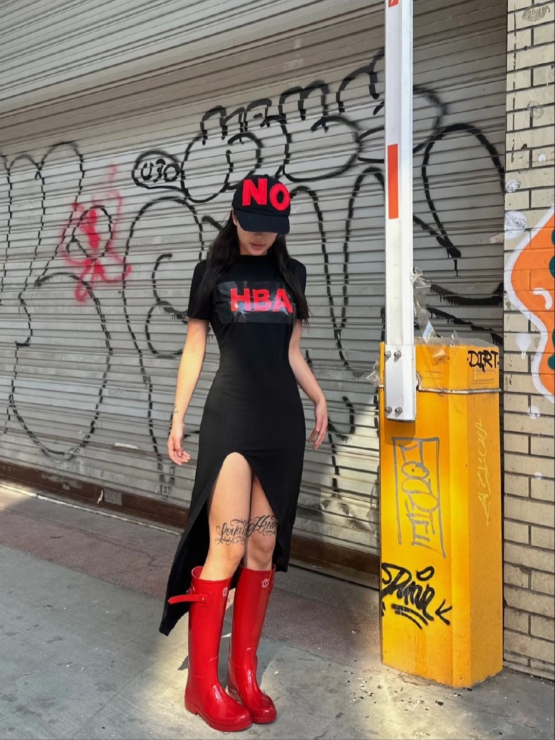 Hood By Air HBA FW15 Red Box Logo Dress Size S / US 4 / IT 40 - 10 Thumbnail