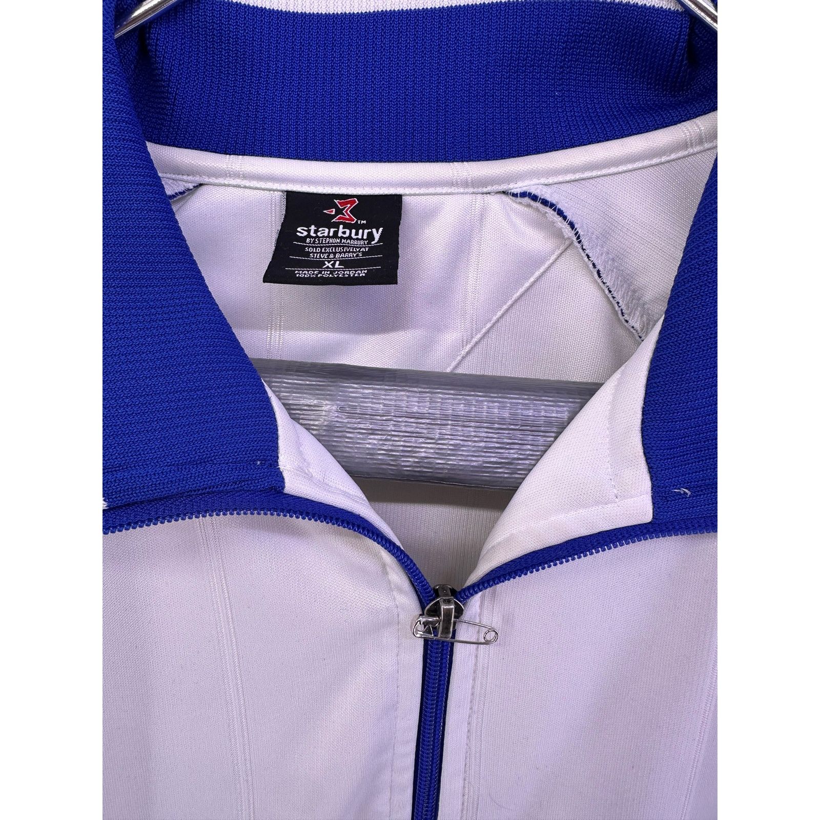 & Other Stories Vint Starbury Stephon Marbury White Track Jacket Sz Large Size US XL / EU 56 / 4 - 8 Thumbnail