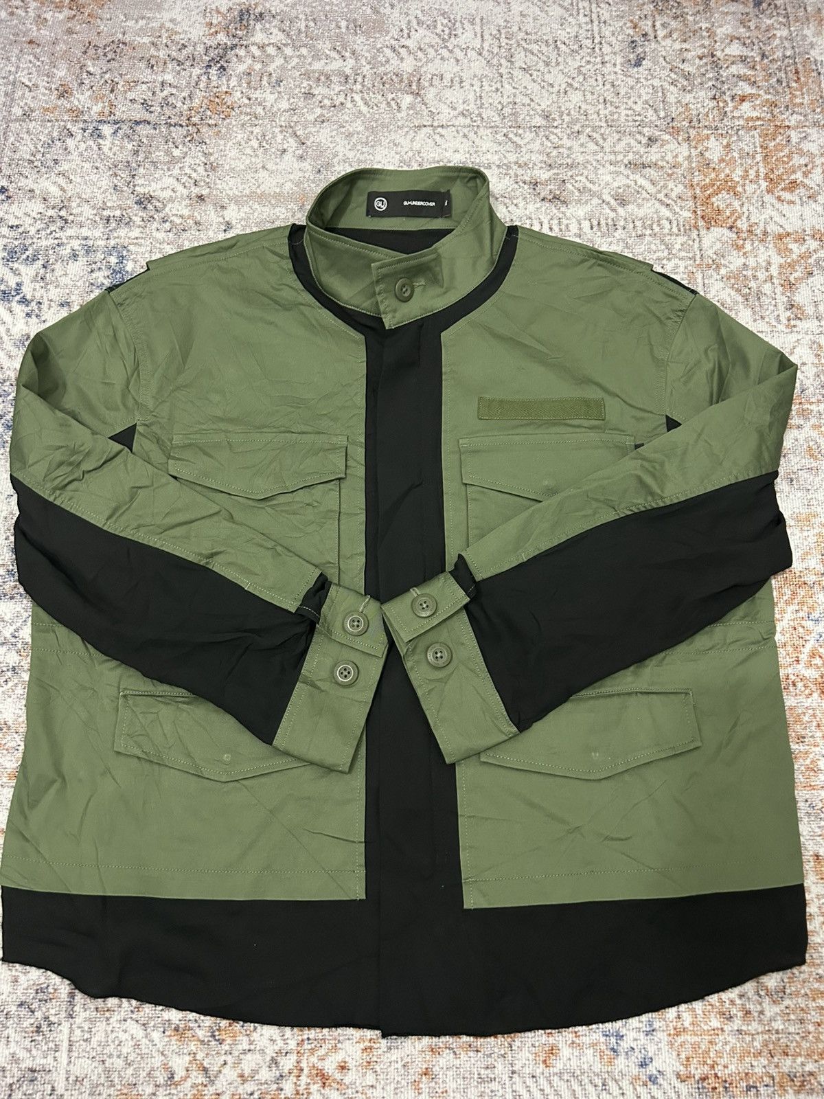 GU × Undercover GU X Undercover Outer Big Pocket Button Shirt Size US XL / EU 56 / 4 - 2 Thumbnail