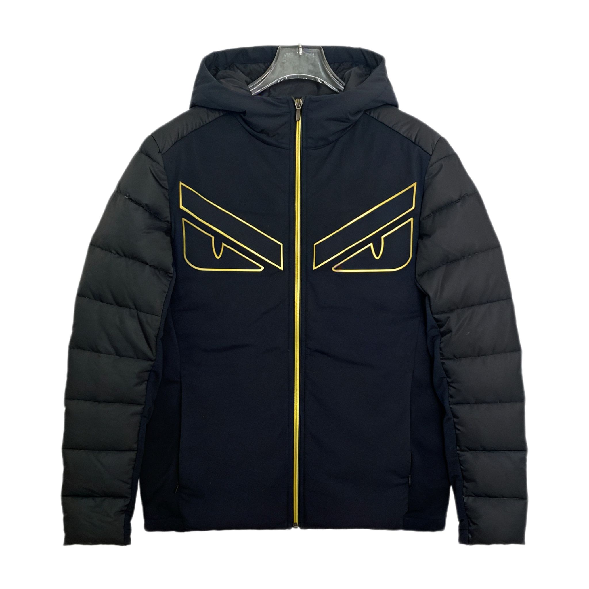 Fendi Fendi Monster Hooded Padded Jacket Black (46/S) Size US S / EU 44-46 / 1 - 1 Thumbnail
