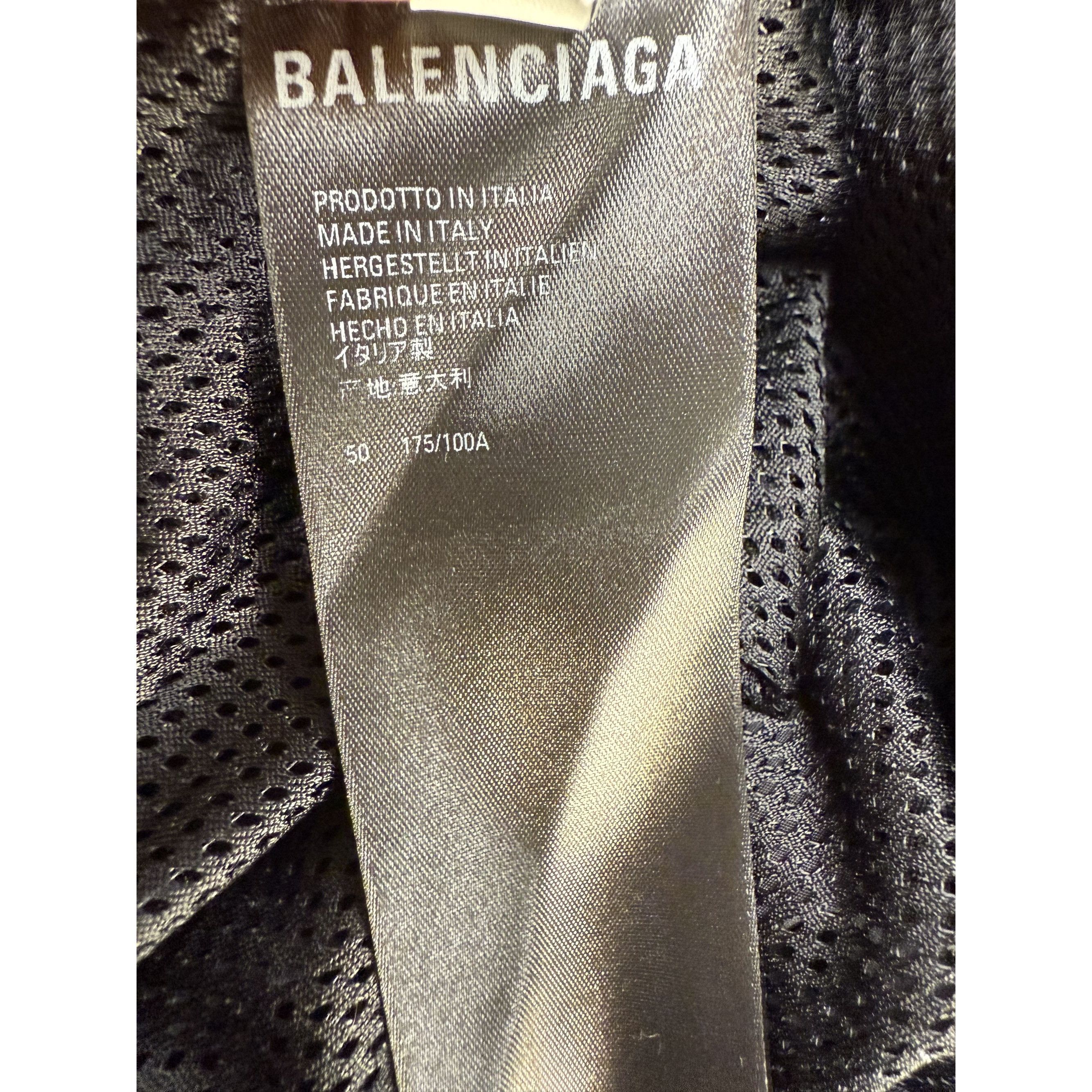 Balenciaga Balenciaga Black Nylon Jacket With "Free" Back Print & Embro Size US M / EU 48-50 / 2 - 8 Thumbnail