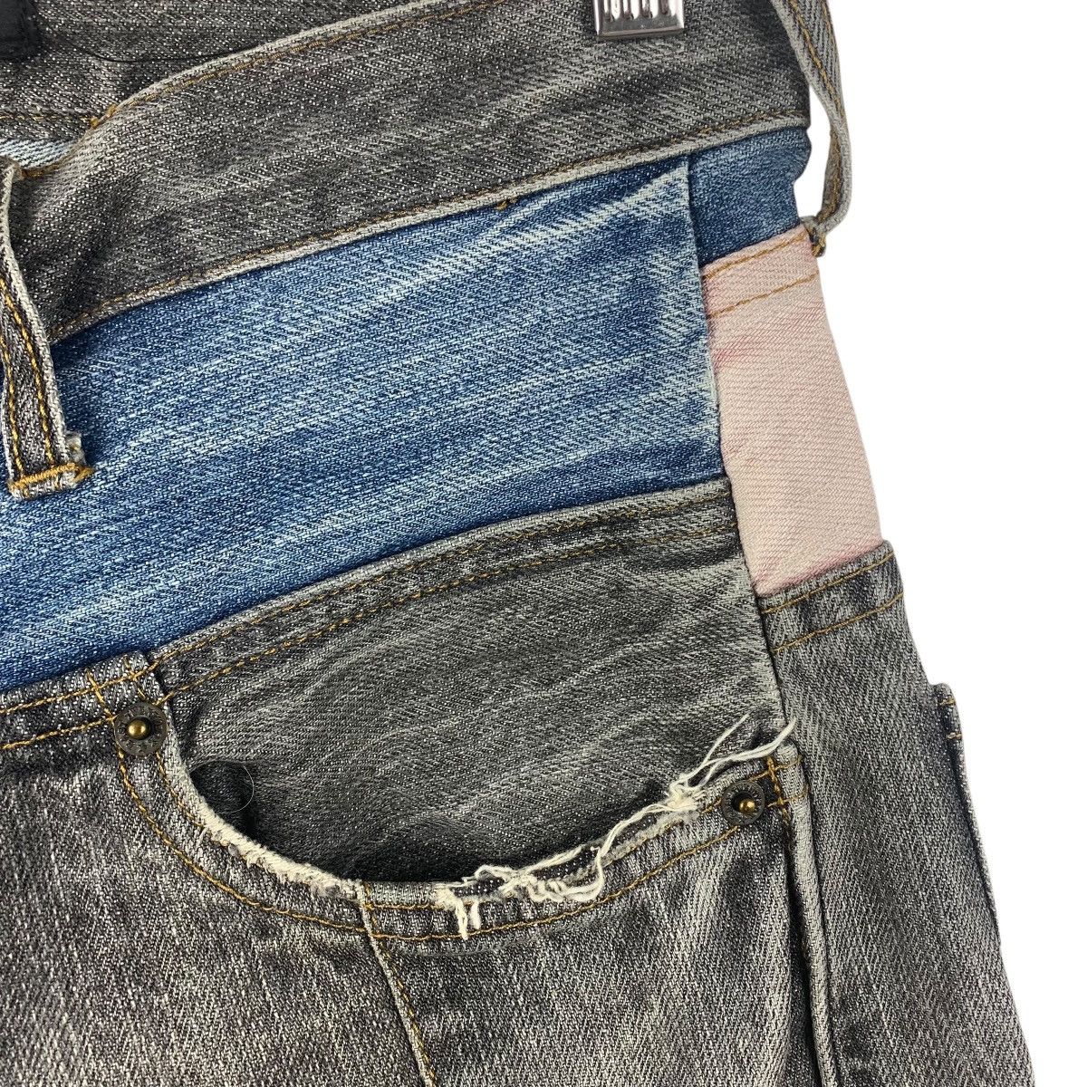 If Six Was Nine × Japanese Brand EAST20BOX japanesebrand double waist jeans Size US 31 - 7 Thumbnail