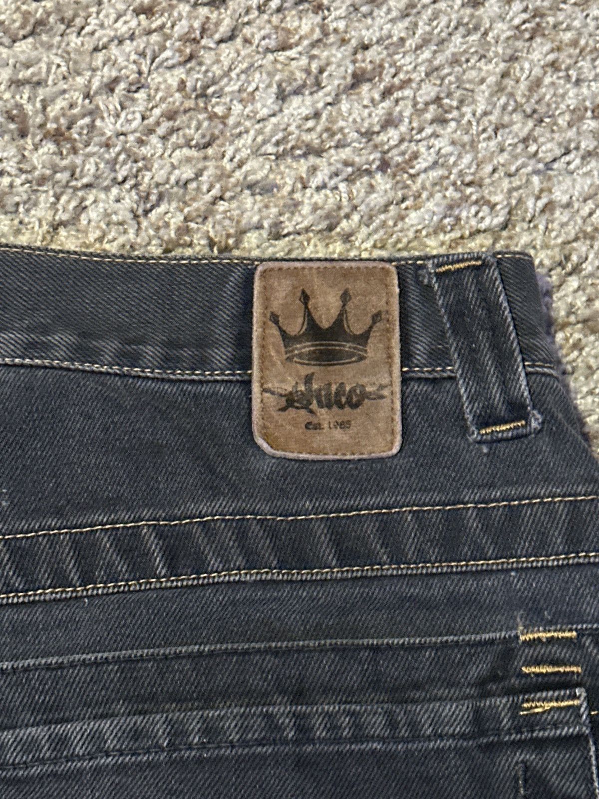 JNCO × Vintage Super rare JNCO 8ball skull jorts/shorts Size US 36 / EU 52 - 10 Thumbnail