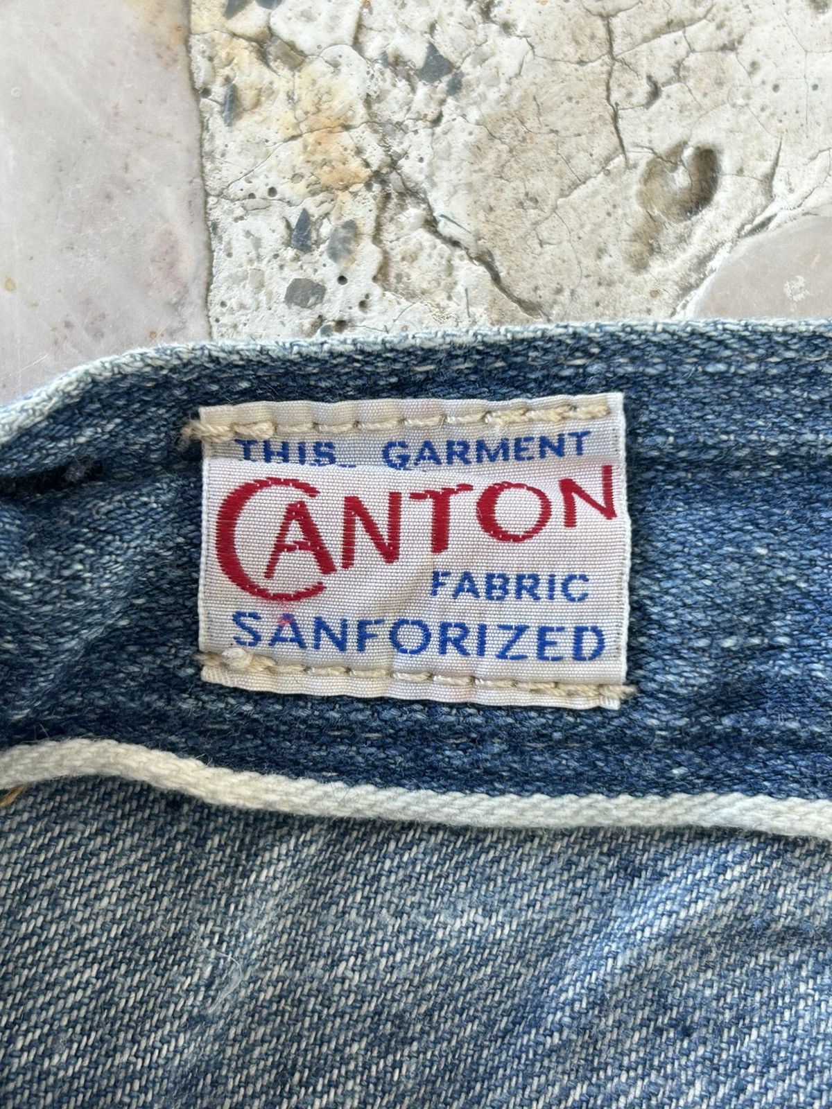 Japanese Brand Canton Sanforized Selvedge Denim Japan Size US 28 / EU 44 - 9 Thumbnail