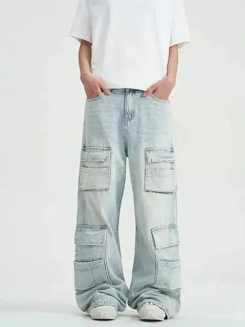 VIBE Cargo Stack Denim Jeans Size US 30 / EU 46 - 7 Thumbnail