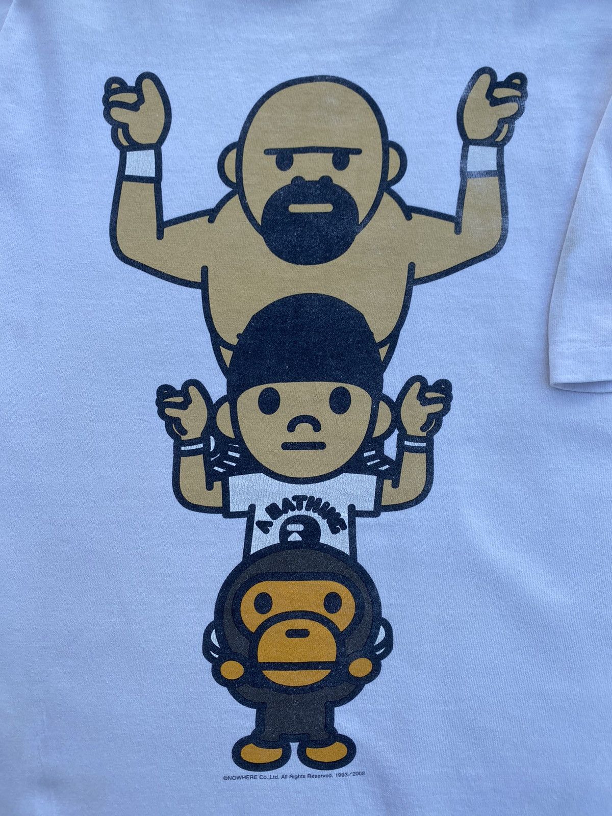 Bape Rare SS2008 BAPE Baby Milo x Nigo 15th Anniversary Tshirt Size US M / EU 48-50 / 2 - 7 Thumbnail
