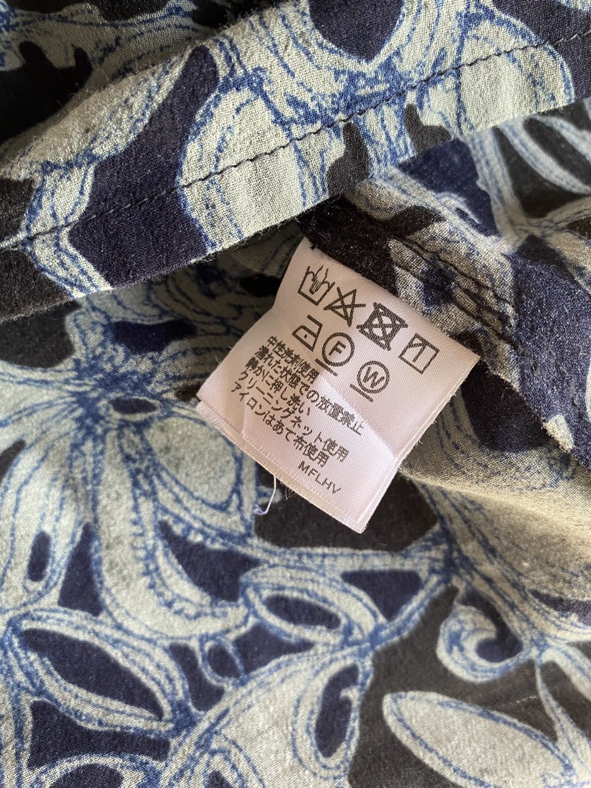 Issey Miyake Plantation Sheer Black Floral Tunic Top Size M / US 6-8 / IT 42-44 - 5 Thumbnail