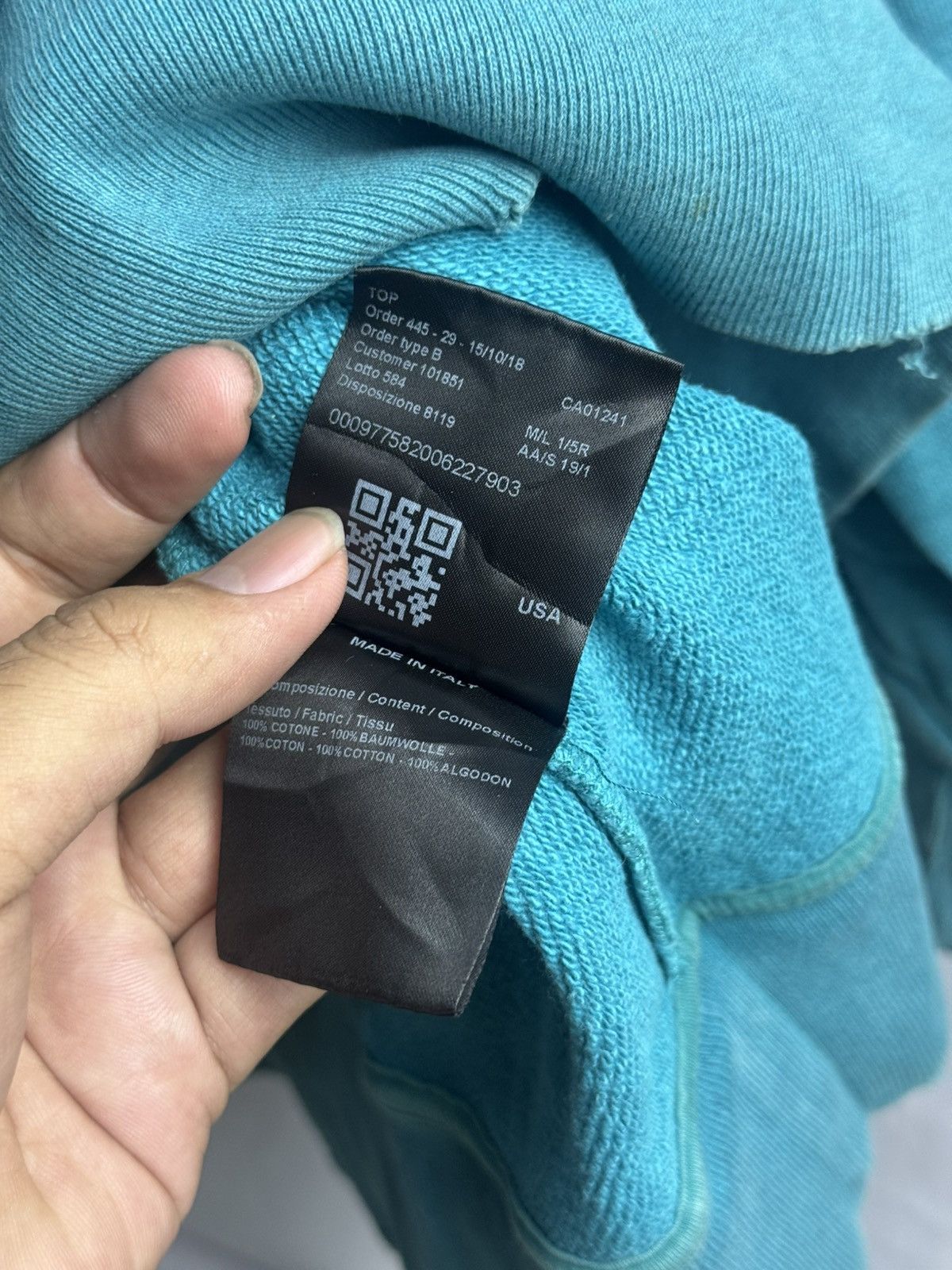 Calvin Klein 205W39NYC Calvin klein Raf Simons SS18 Sweatshirt Oversize Size US XL / EU 56 / 4 - 11 Thumbnail