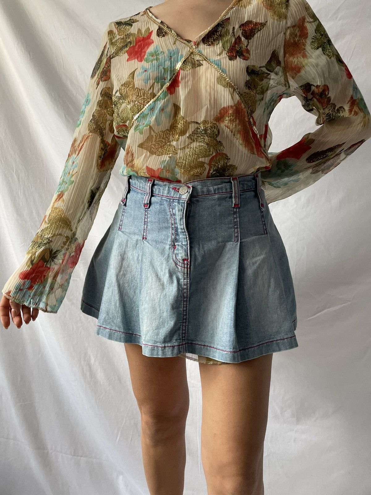 Vintage y2k skirt Size 26" / US 2 / IT 38 - 4 Thumbnail