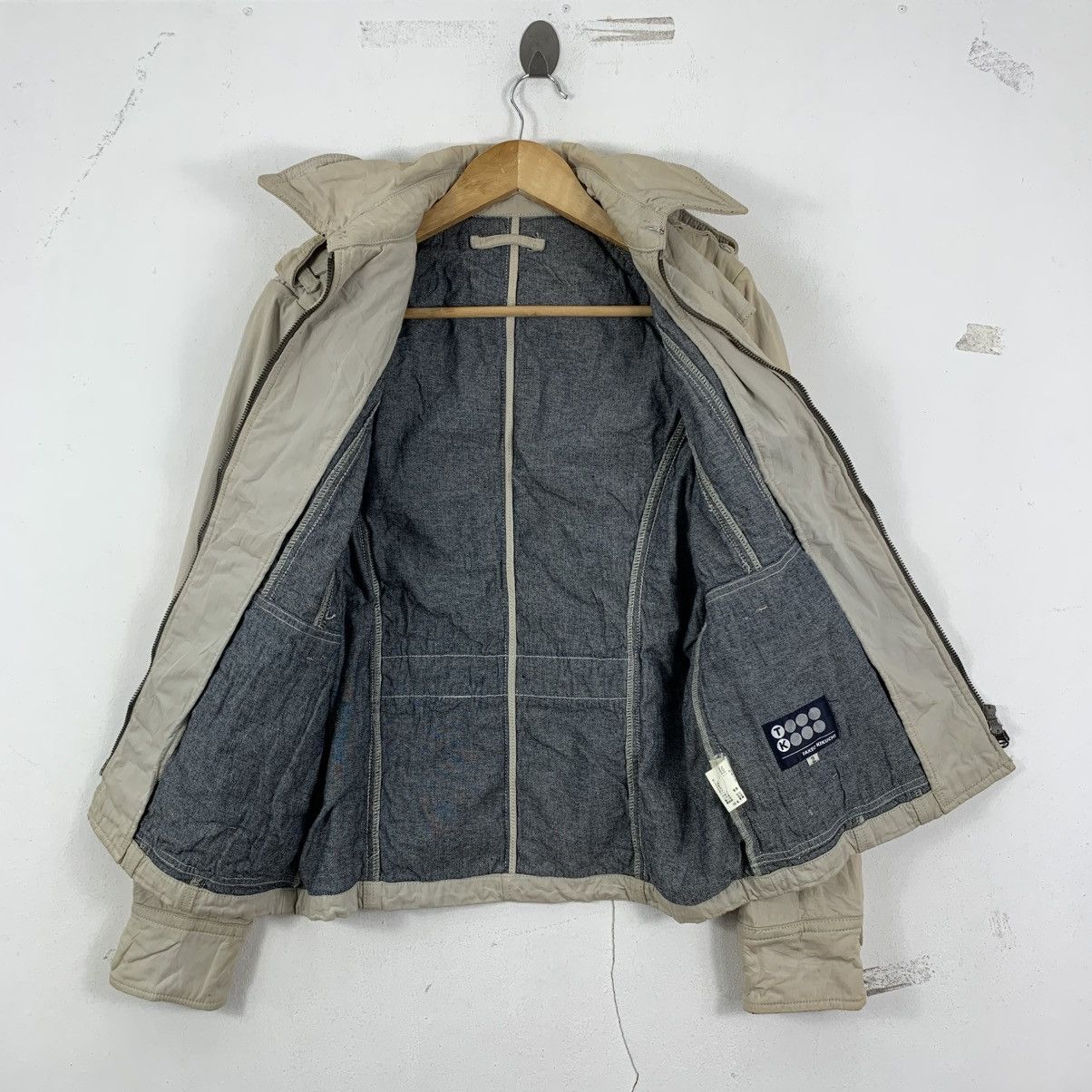 Japanese Brand TAKEO KIKUCHI Japanese Brand Rider Bike Cotton Jacket Size US M / EU 48-50 / 2 - 4 Thumbnail