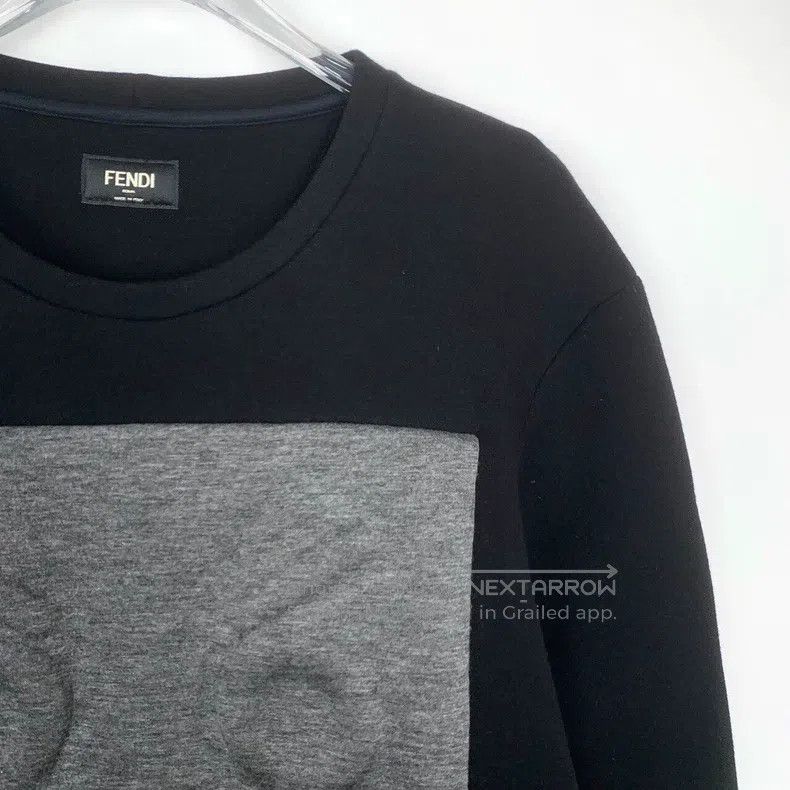Fendi Fendi Embossed Robot Pattern Round Neck Long Sleeve Sweats Size US S / EU 44-46 / 1 - 3 Thumbnail