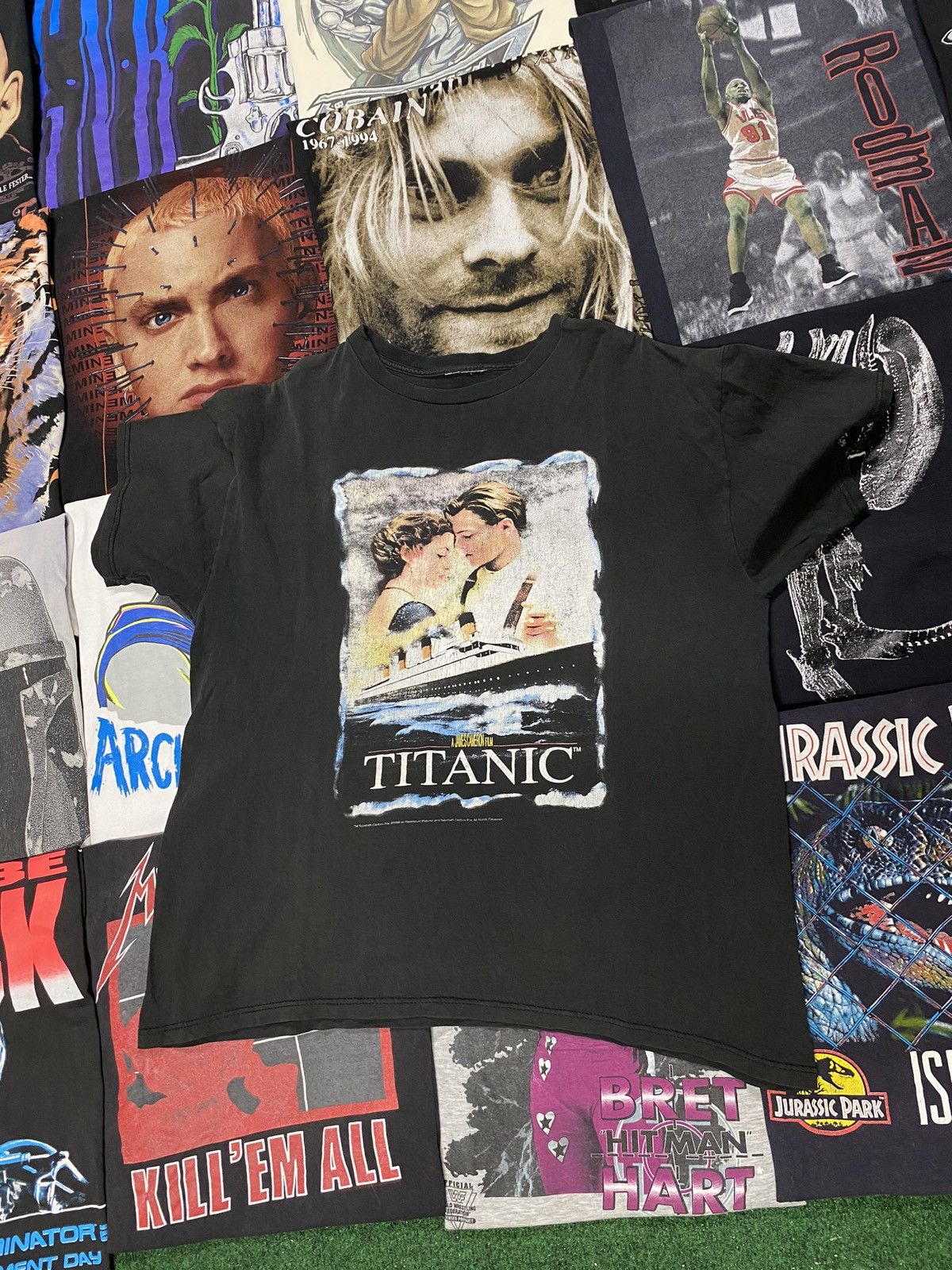 90s Titanic promo tee タイタニック 90's Vintage Titanic Movie Promo Tee Shirt Large