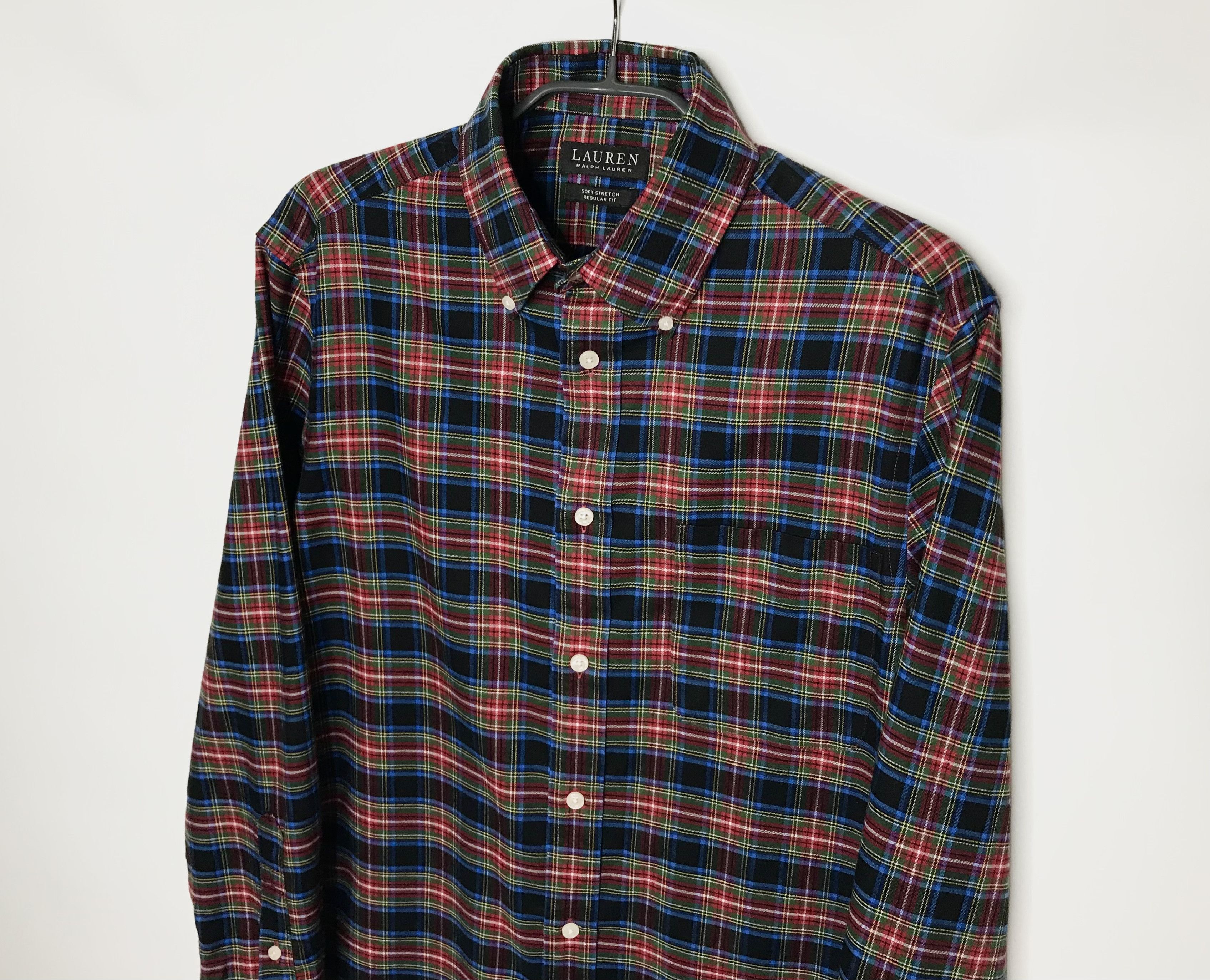 Lauren Ralph Lauren Ralph Lauren Mens Shirt Black Label Plaid Black/Red Size US S / EU 44-46 / 1 - 2 Thumbnail