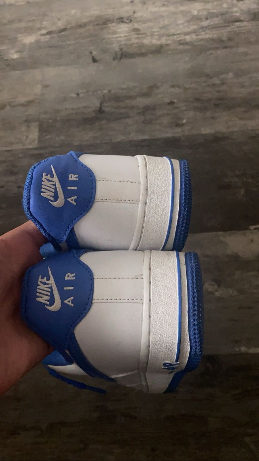 Nike White / Blue Air Force 1 Size US 8.5 / EU 41-42 - 5 Thumbnail
