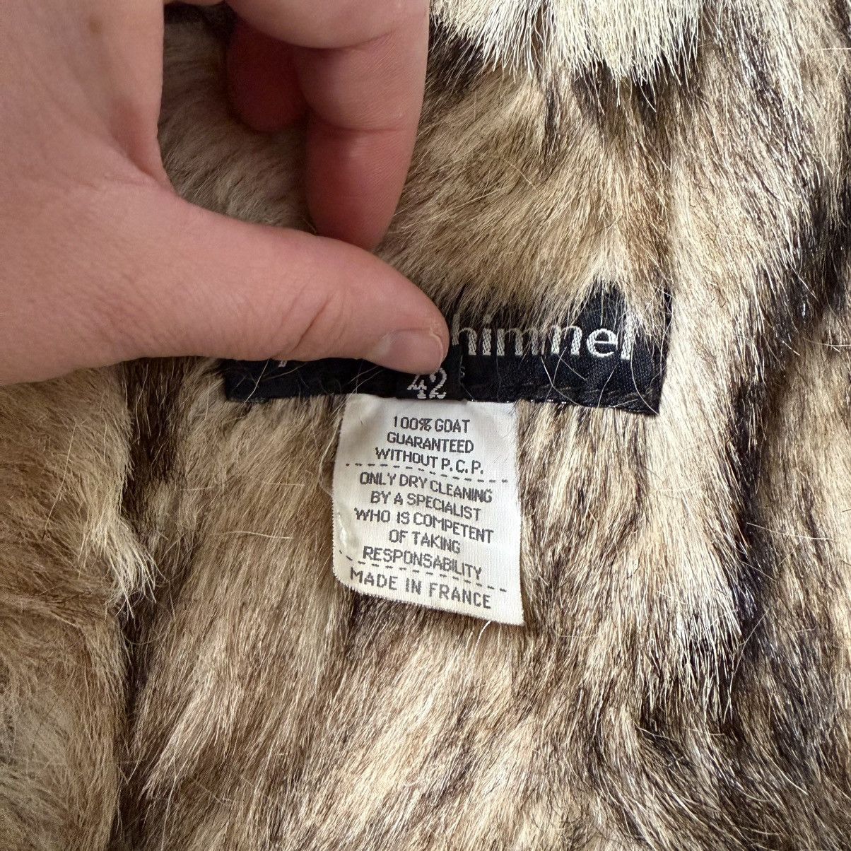 Other Vintage Sylvie Schimmel Goat Fur Coat - Brown Size L / US 10 / IT 46 - 10 Thumbnail