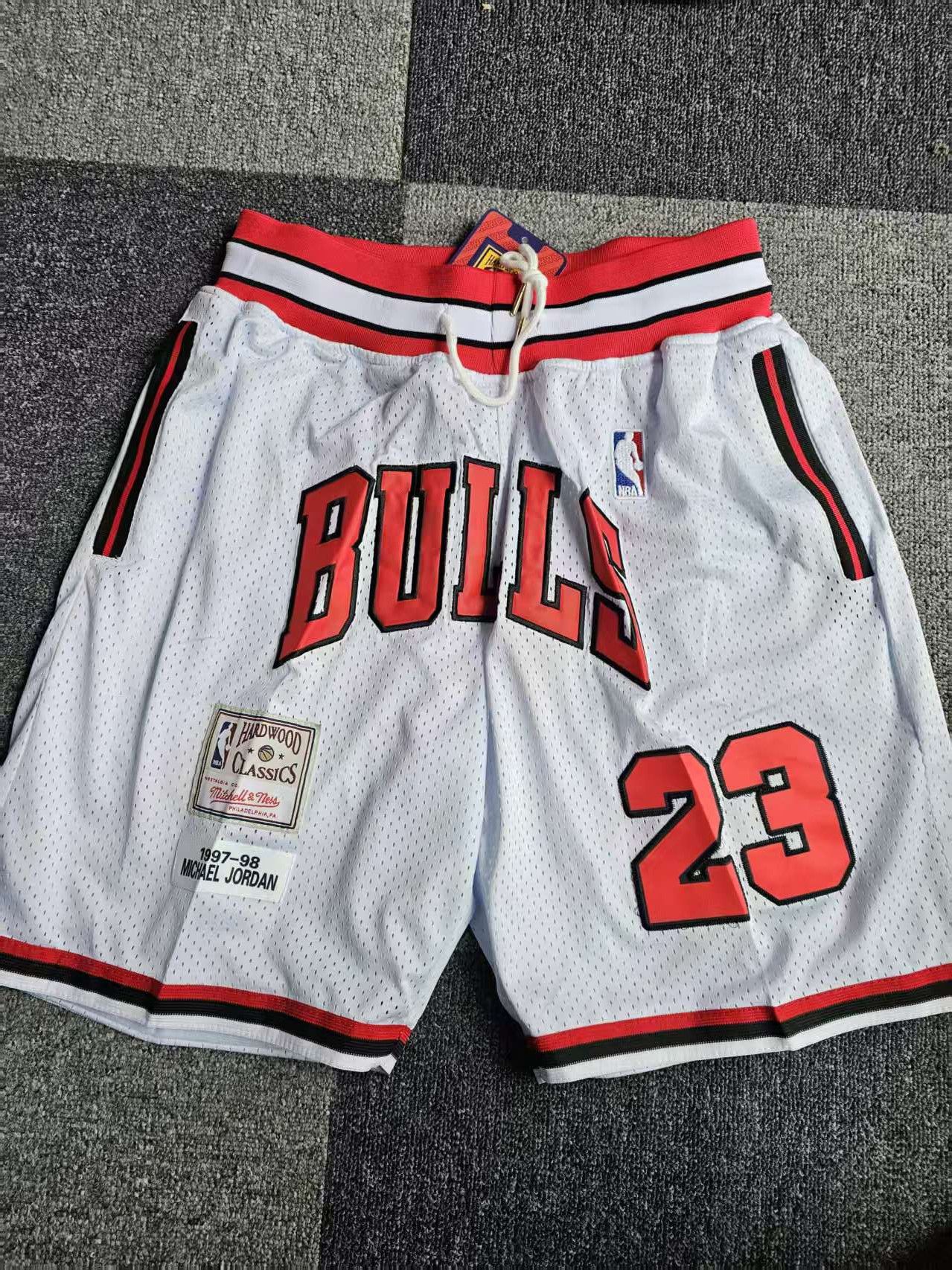 NBA Bulls #23 Michael Jordan Short With Pocket Large Size Size US 36 / EU 52 - 1 Thumbnail