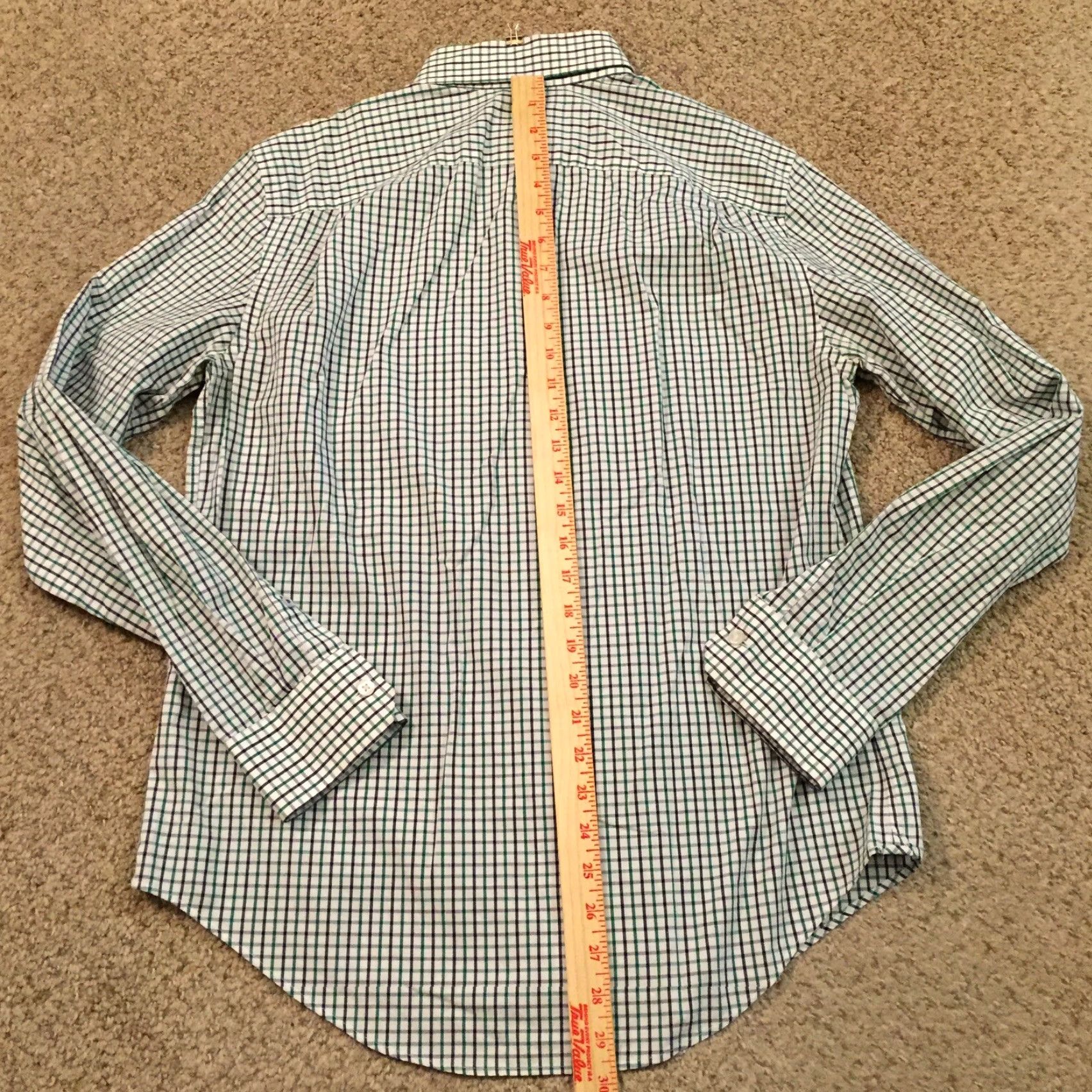 Gap Gap Shirt Mens Medium Green Plaid Long Sleeve Button Up Cotton Size US M / EU 48-50 / 2 - 6 Thumbnail