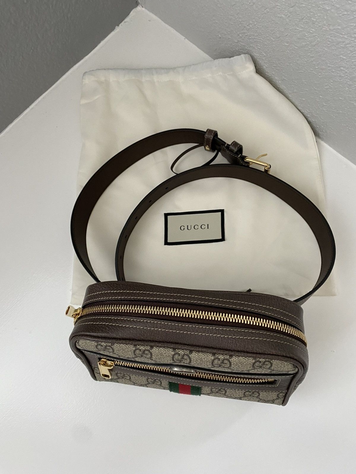 Gucci Authentic Gucci Ophidia belt bag/ bumbag Size 38 - 4 Thumbnail