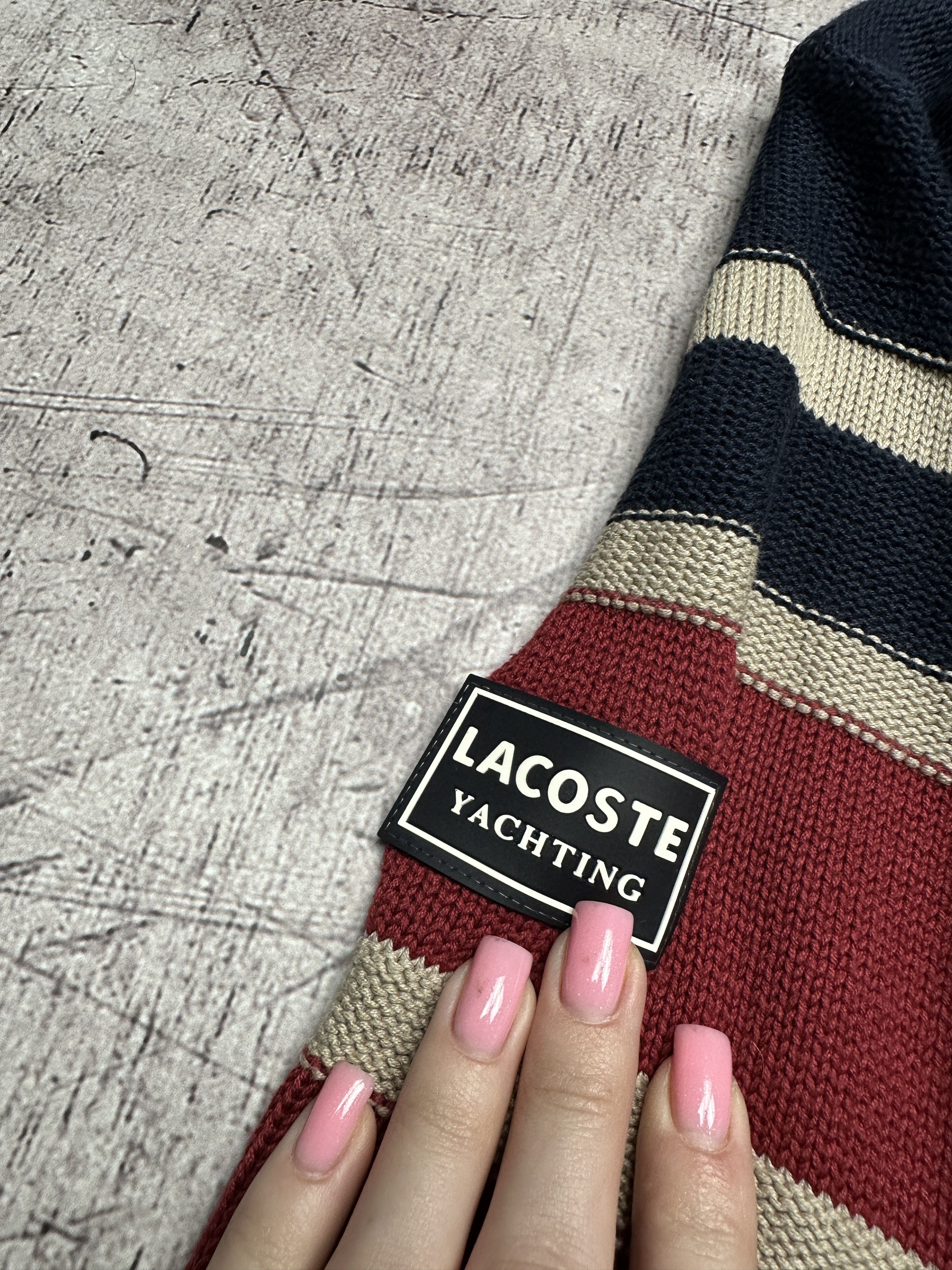 Lacoste Lacoste 90s Vintage Mens Cotton Knit Sweater Size US XXL / EU 58 / 5 - 3 Thumbnail