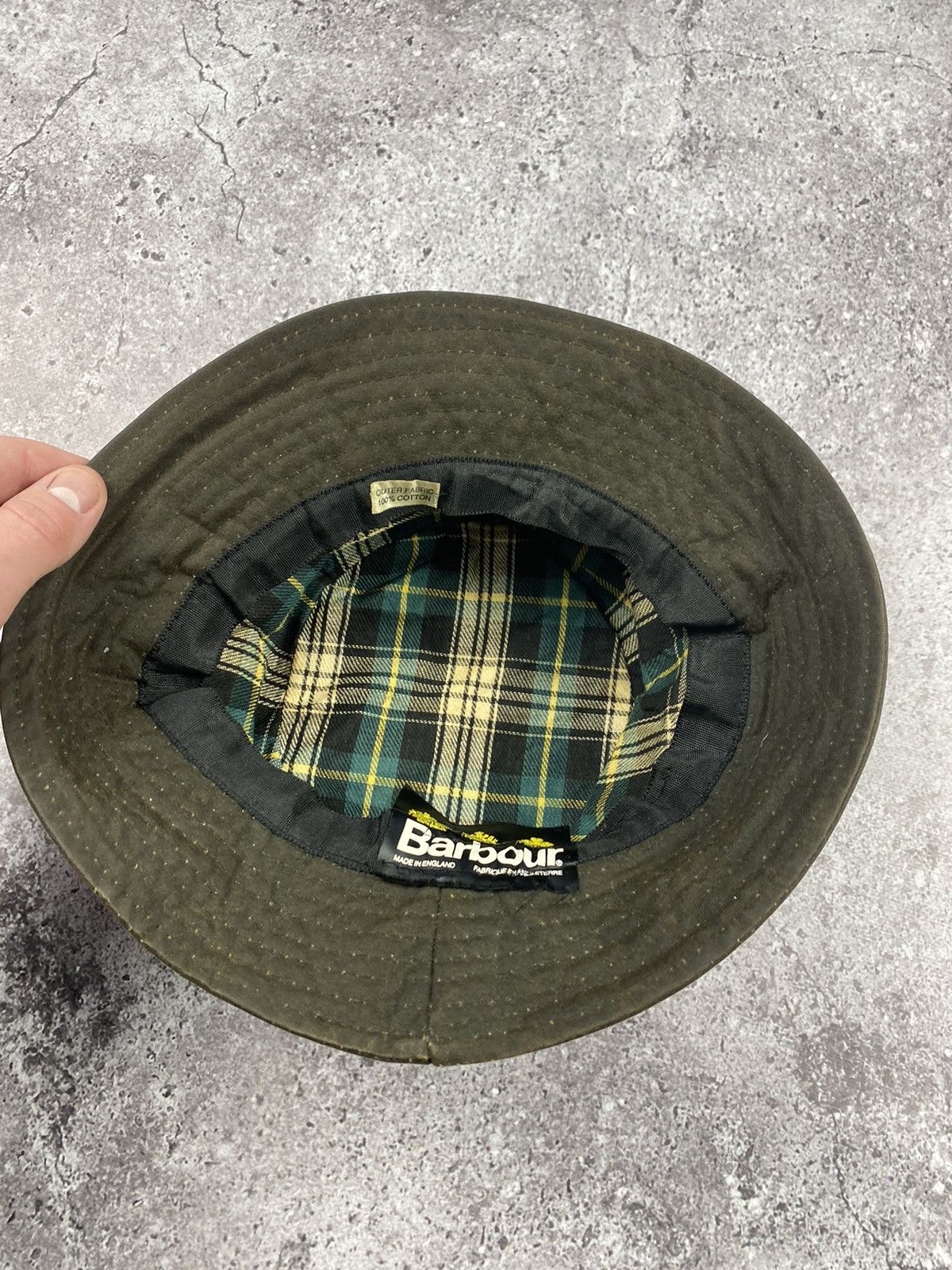 Barbour BARBOUR WAX SPORTS BUCKET HAT GREEN SIZE OS Size ONE SIZE - 4 Thumbnail
