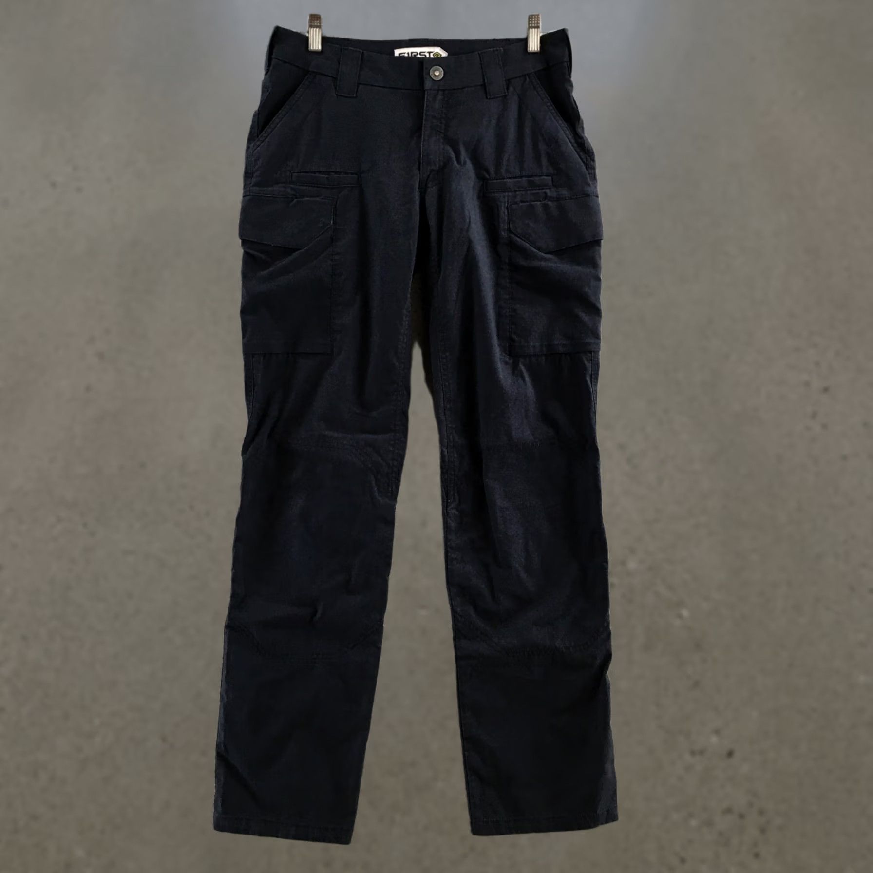 Vintage First Tactical Pants Womens 14 Tall Blue Cargo Ripstop Zip Fly Pockets Classic, Modern, Army Mens Womens Girls Boys Size 36" / US 14 / IT 50 - 1 Thumbnail