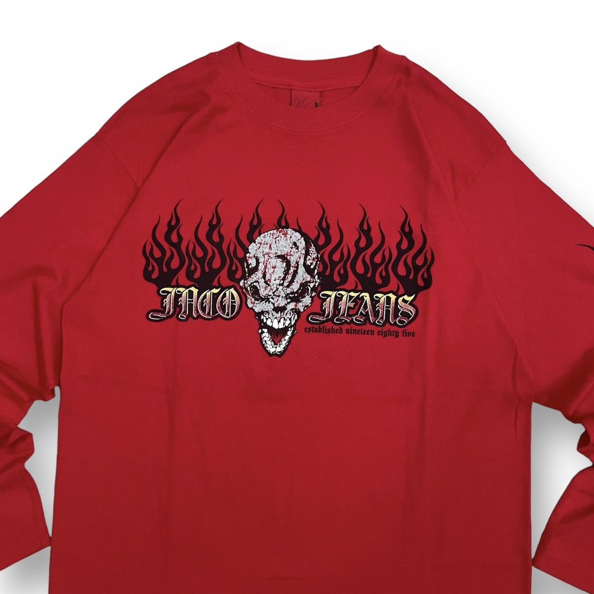 Other 💥 FOR SALE💥 Deadstock Y2k Jnco Jeans Flamehead Longsleeve Size US L / EU 52-54 / 3 - 2 Thumbnail