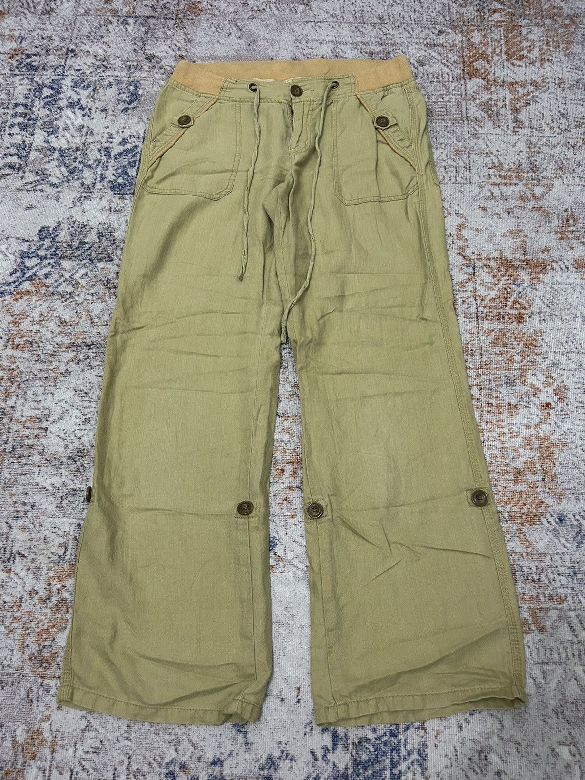 If Six Was Nine × Japanese Brand × Le Grande Bleu (L.G.B.) Honey Suckle Rose Japan Pants Goa Style Size US 30 / EU 46 - 2 Thumbnail