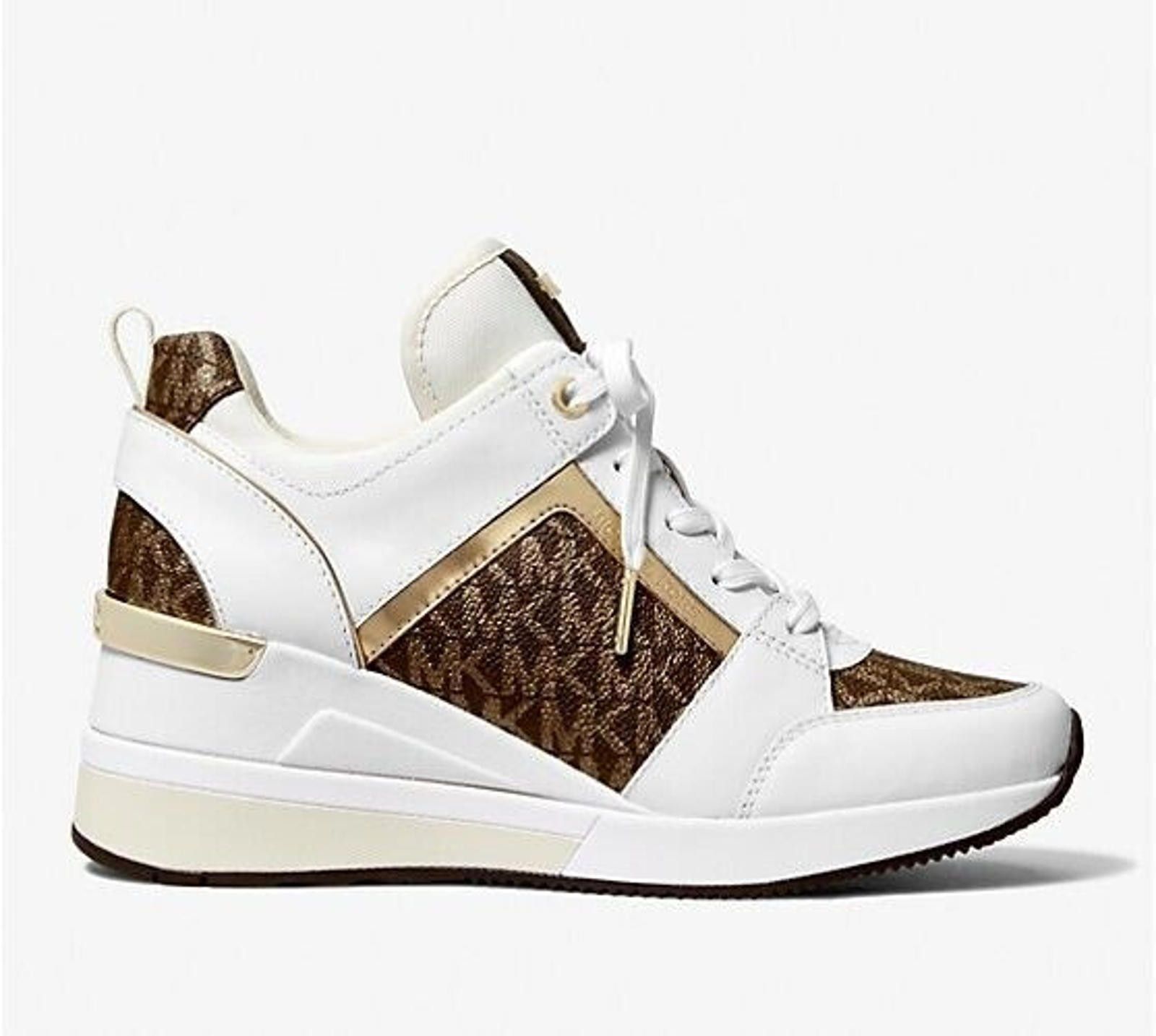 Michael Kors Michael Kors Trainer Georgie Optic Sneakers 9.5 M NEW Size US 9.5 / IT 39.5 - 2 Thumbnail