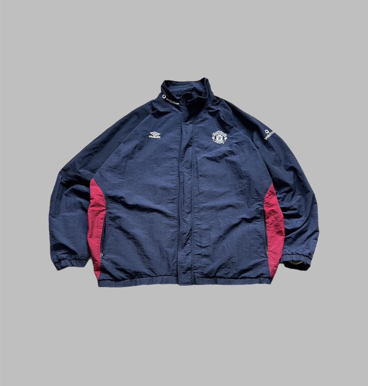 Nike × Vintage MANCHESTER UNITED 2000 2002 TRAINING FOOTBALL JACKET UMBRO Size US XL / EU 56 / 4 - 1 Thumbnail