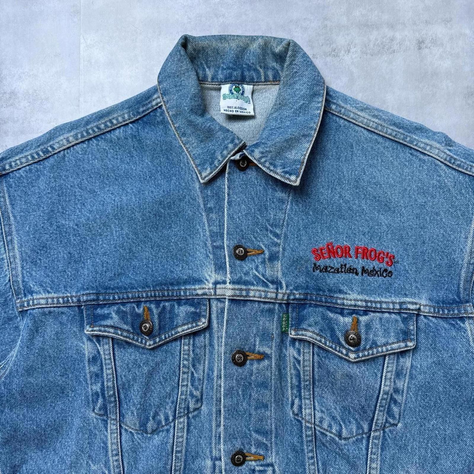 Other Y2K Señor Frogs Denim 00s Jacket Size US M / EU 48-50 / 2 - 5 Thumbnail