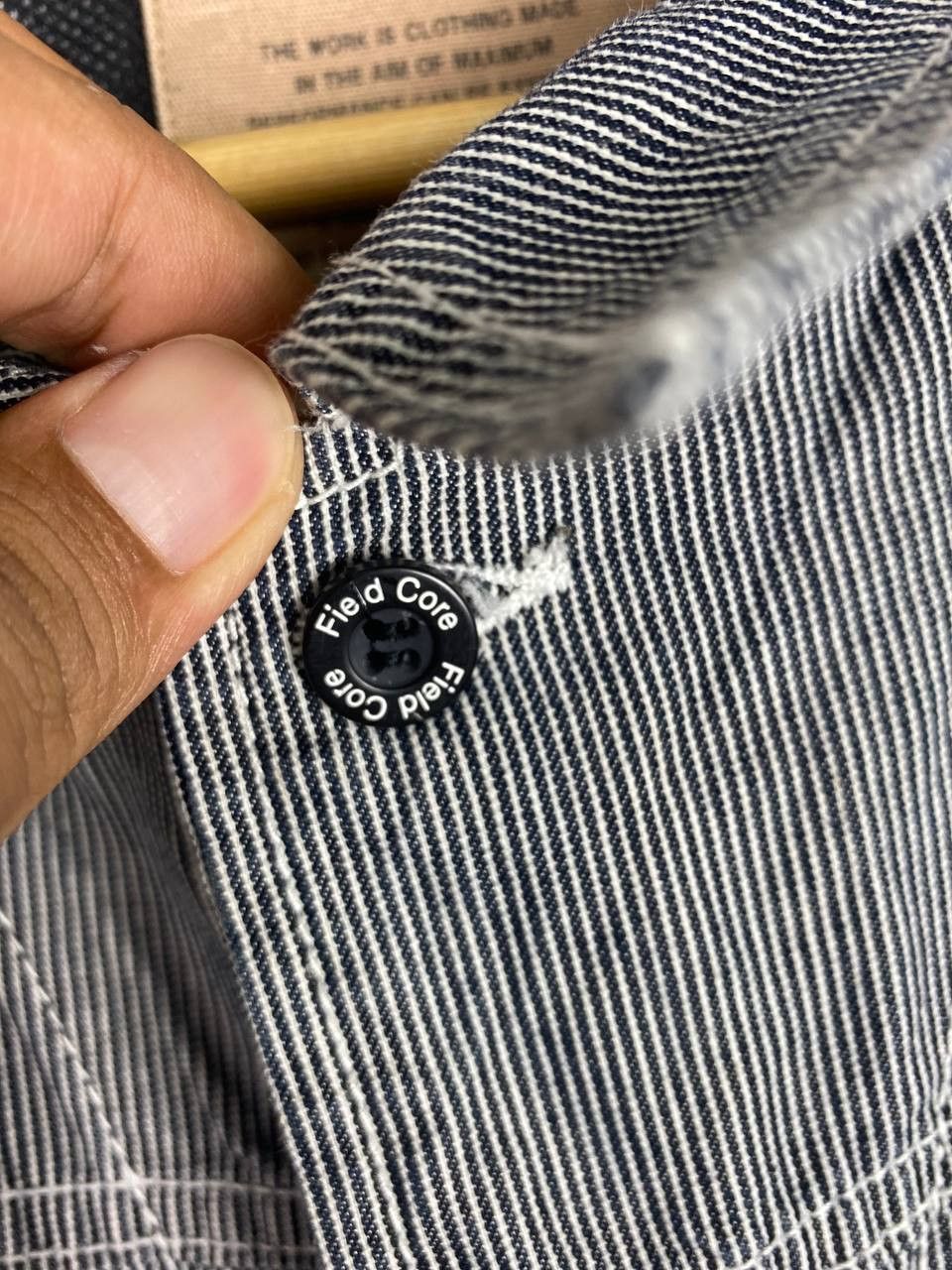 Japanese Brand fieldcore japanese brands hickory striped overalls Size US 40 / EU 56 - 6 Thumbnail