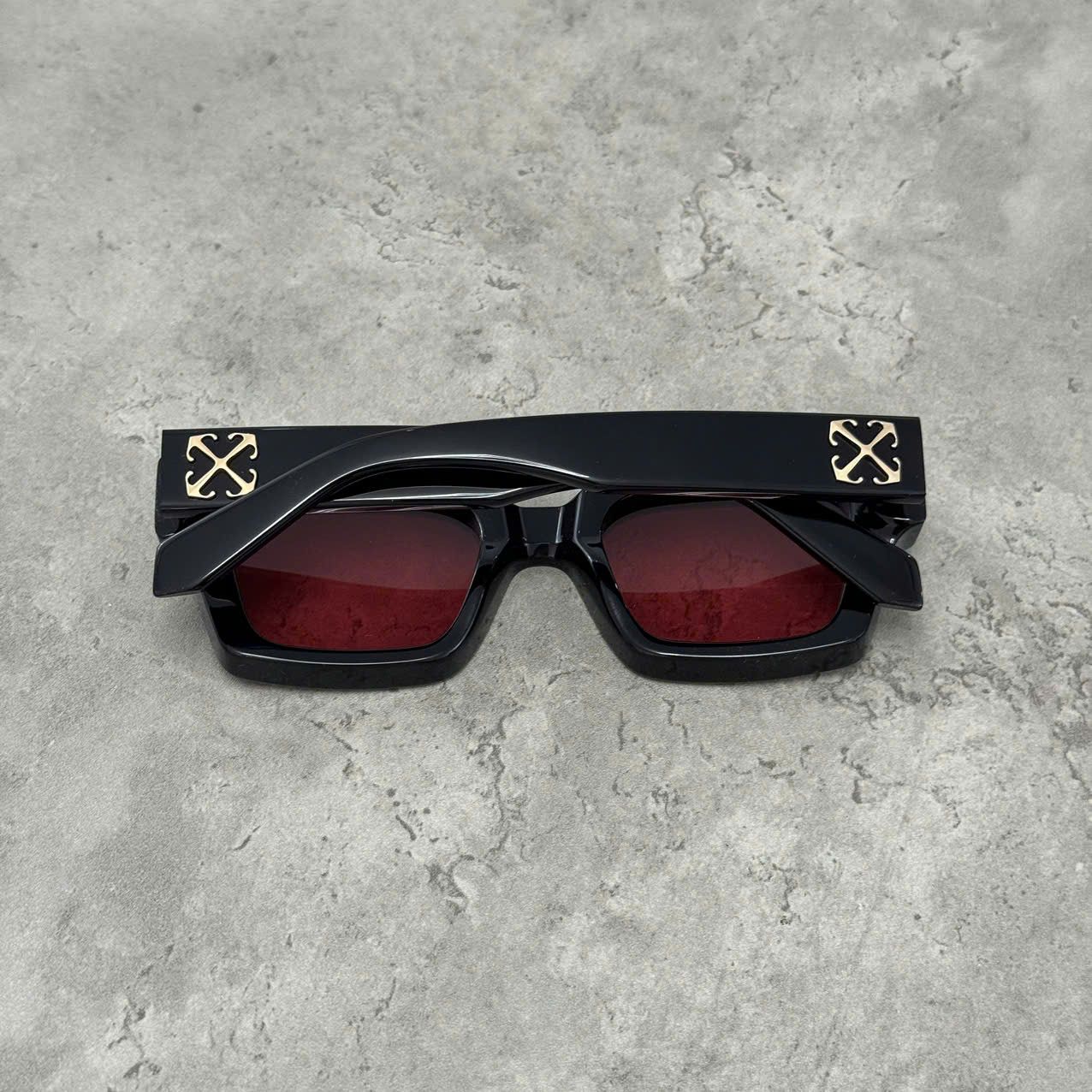 Off-White OFF WHITE Virgil Sunglasses BLACK/RED Size ONE SIZE - 2 Thumbnail