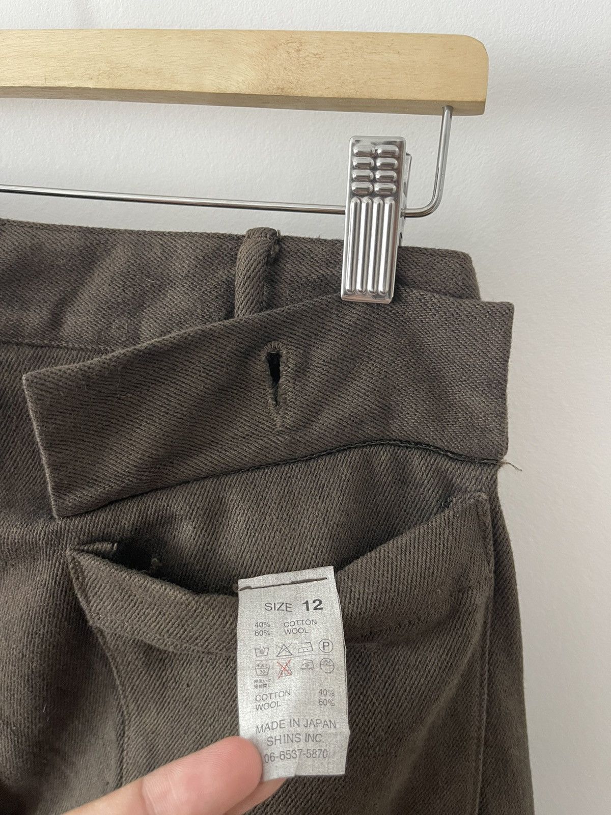 Denime Rare Vintage DENIME Union Made Wool Flap Pocket Button Fly Size US 29 - 6 Thumbnail